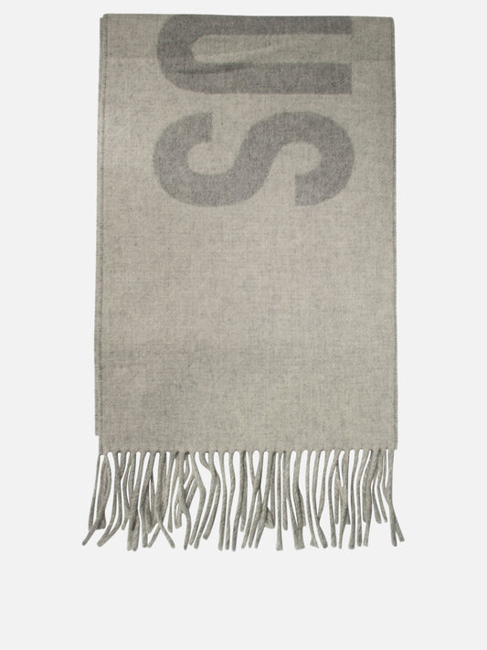 Sciarpe con frange 100% wool  Grigio - Jacquemus Uomo | PDP | VIETTI Online Store 
