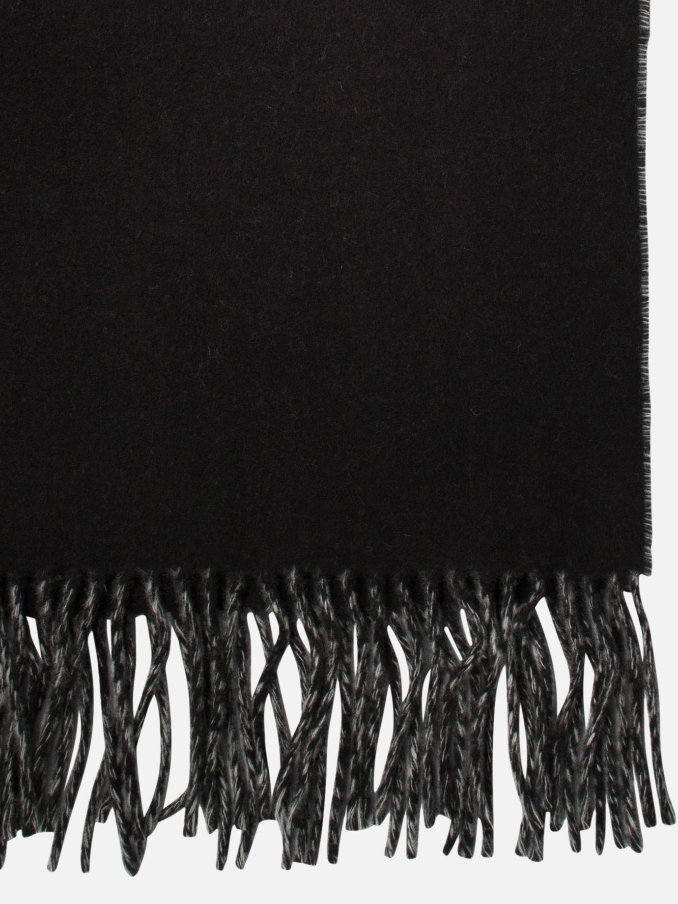 Sciarpe con frange 100% wool  Nero - Jacquemus Uomo | PDP | VIETTI Online Store | Zoom-Modal_2
