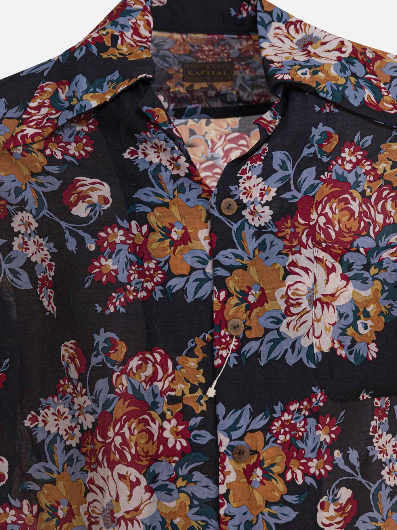 Casual shirts Floral  Black - KAPITAL Men | PDP | VIETTI Online Store | thumbnail_3