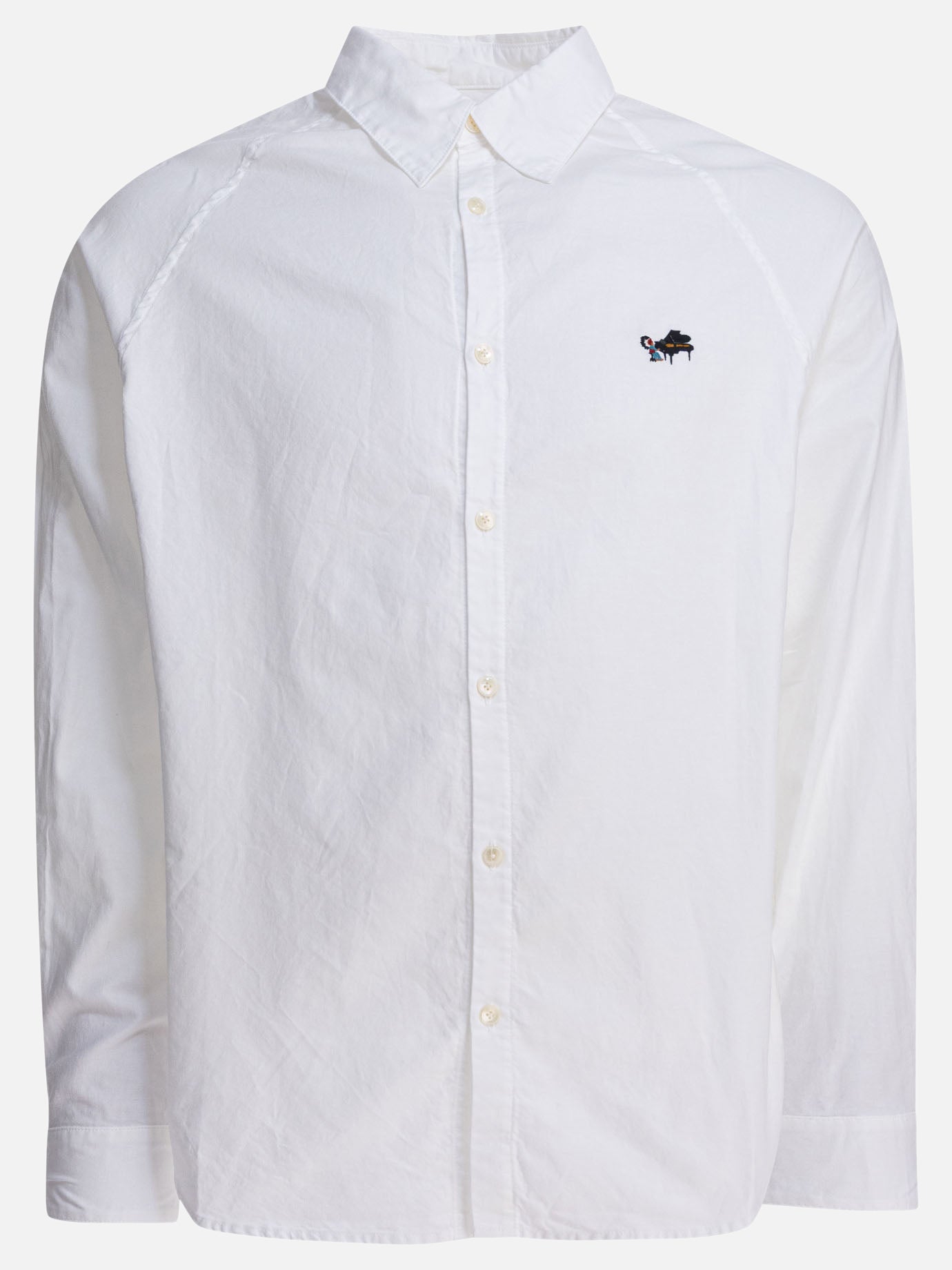 Casual shirts Solid colour  White - KAPITAL Men | PDP | VIETTI Online Store | Zoom-Modal
