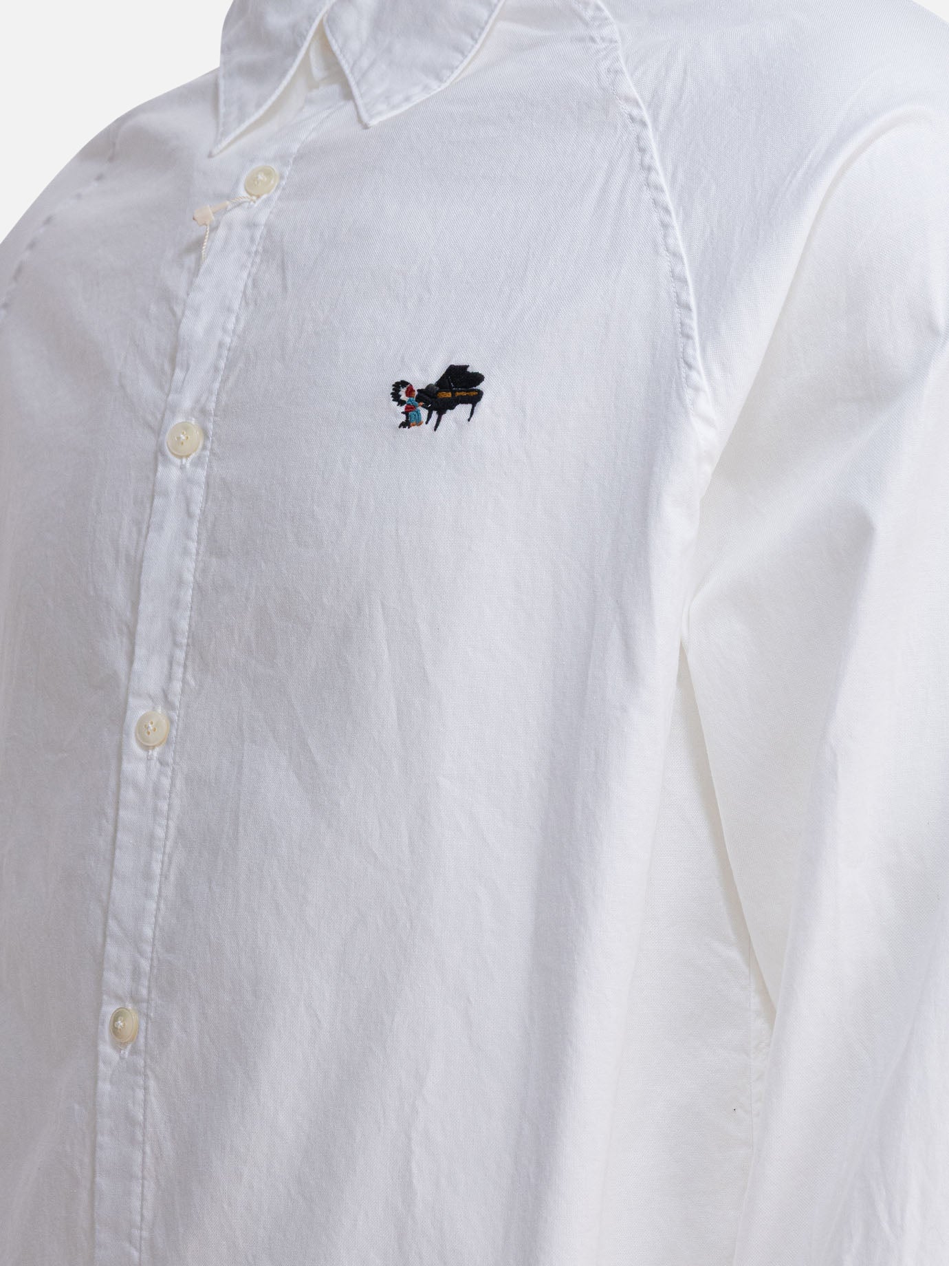 Casual shirts Solid colour  White - KAPITAL Men | PDP | VIETTI Online Store | thumbnail_4