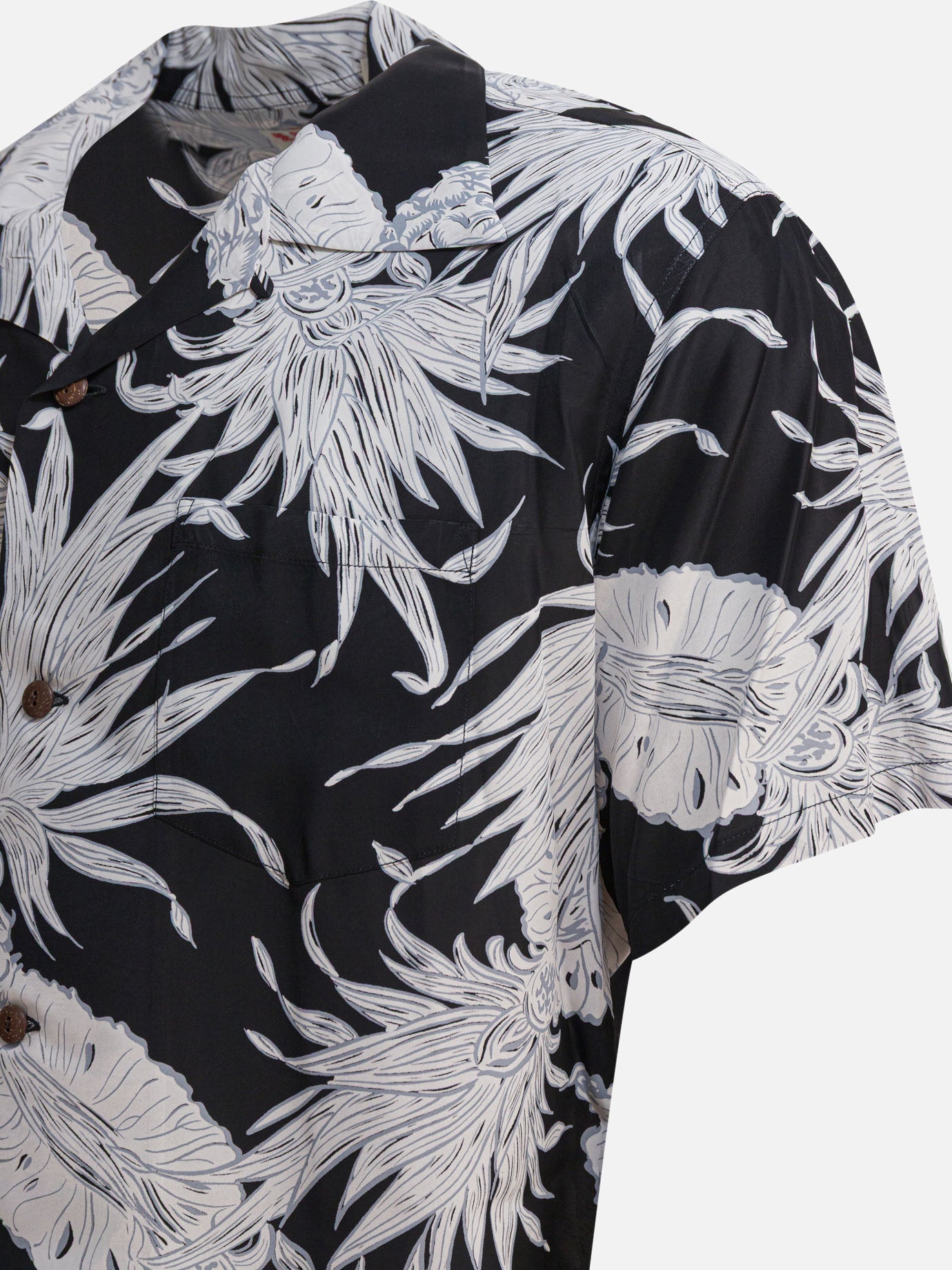 Sun Surf "Island Pineapple" Shirt Black