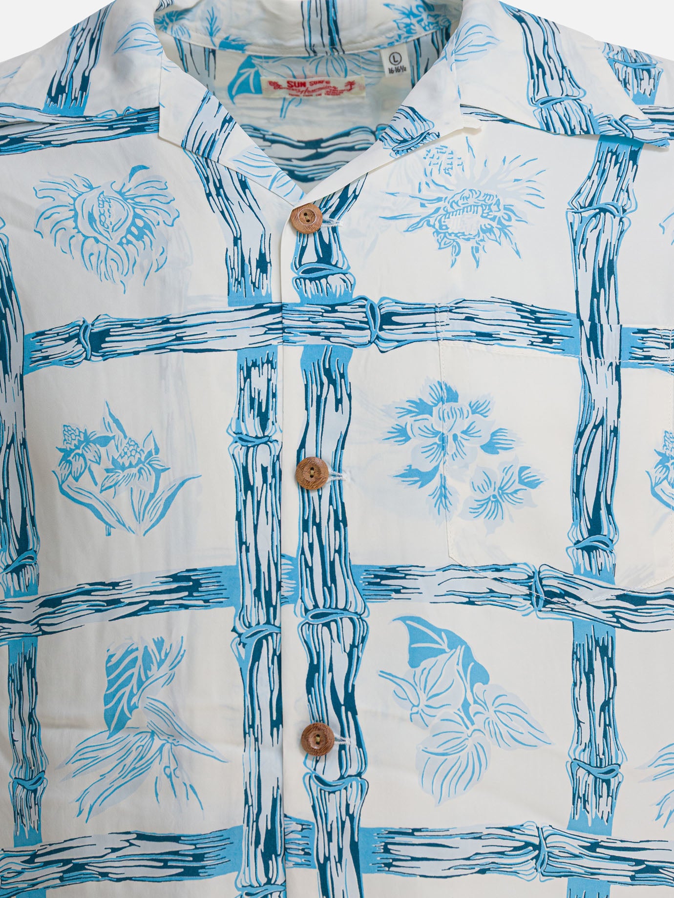 Casual shirts Floral  Light blue - Sun Surf Men | PDP | VIETTI Online Store | Zoom-Modal_3
