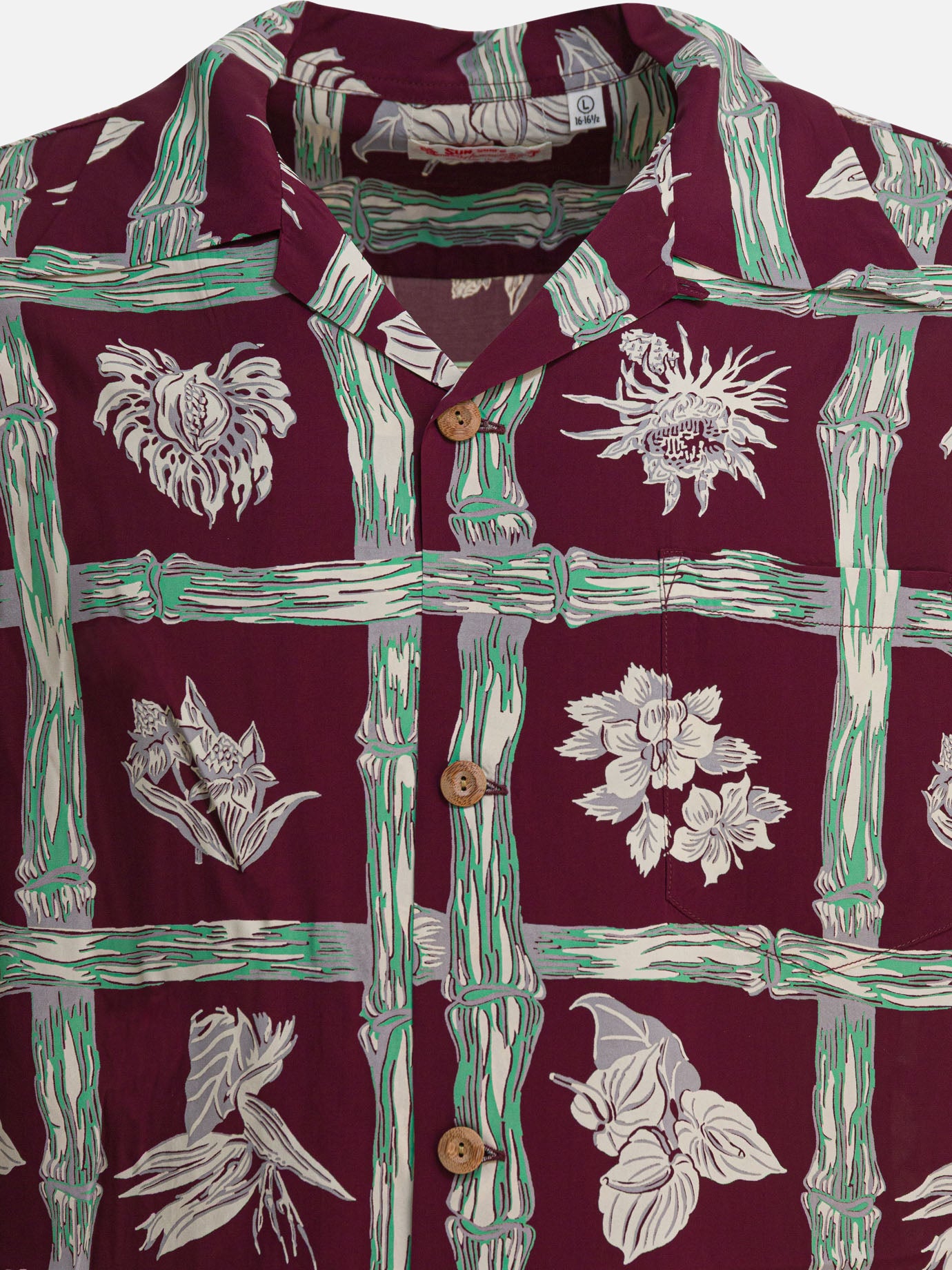Camicie casual Floral  Bordeaux - Sun Surf Uomo | PDP | VIETTI Online Store | Zoom-Modal_3
