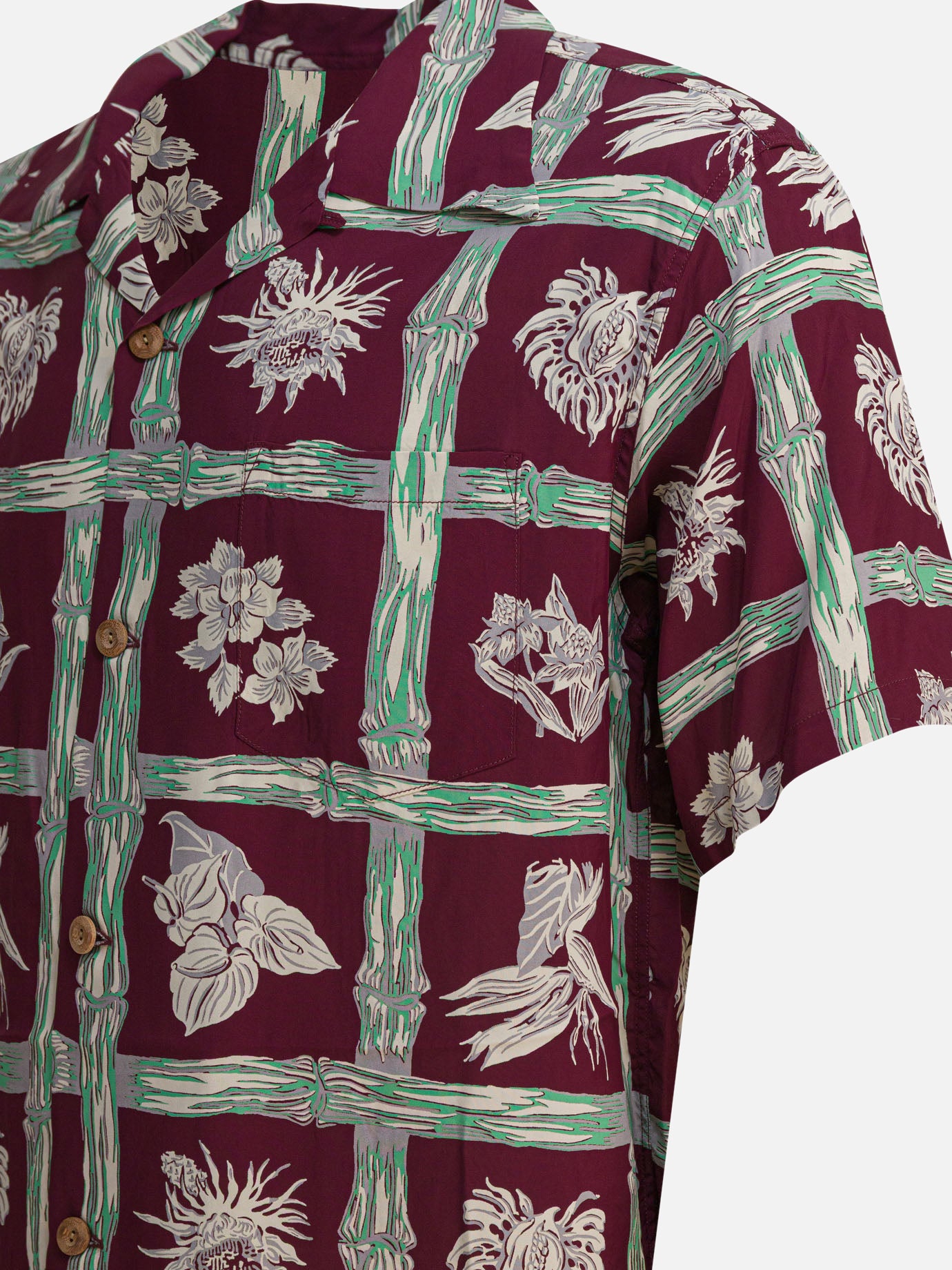 Camicie casual Floral  Bordeaux - Sun Surf Uomo | PDP | VIETTI Online Store | Zoom-Modal_4
