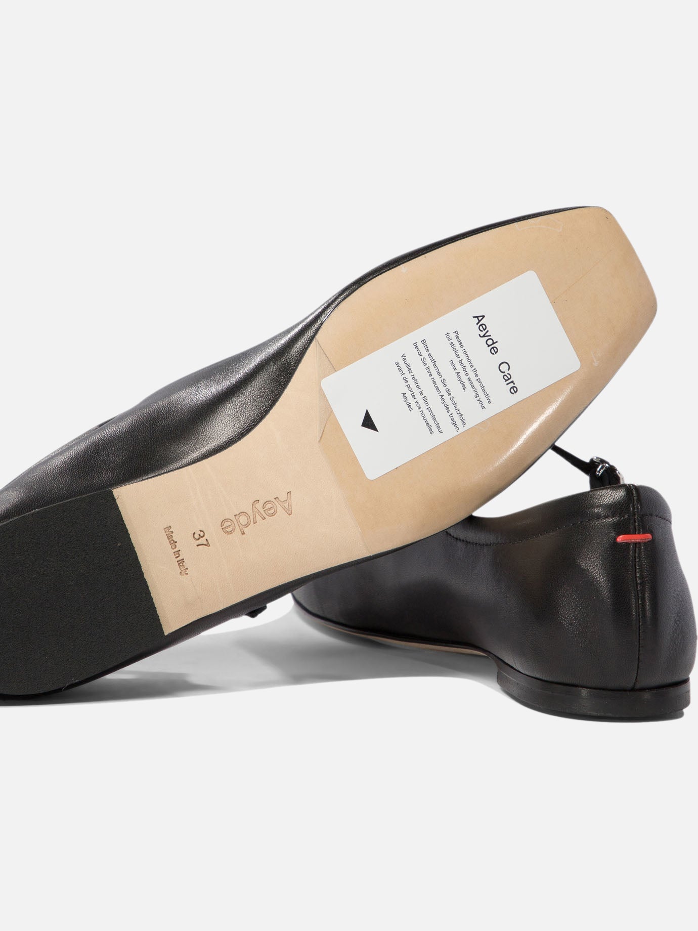 Mary Jane ballet flats 100% leather - 100% leather  Black - Aeyde Women | PDP | VIETTI Online Store | thumbnail_5