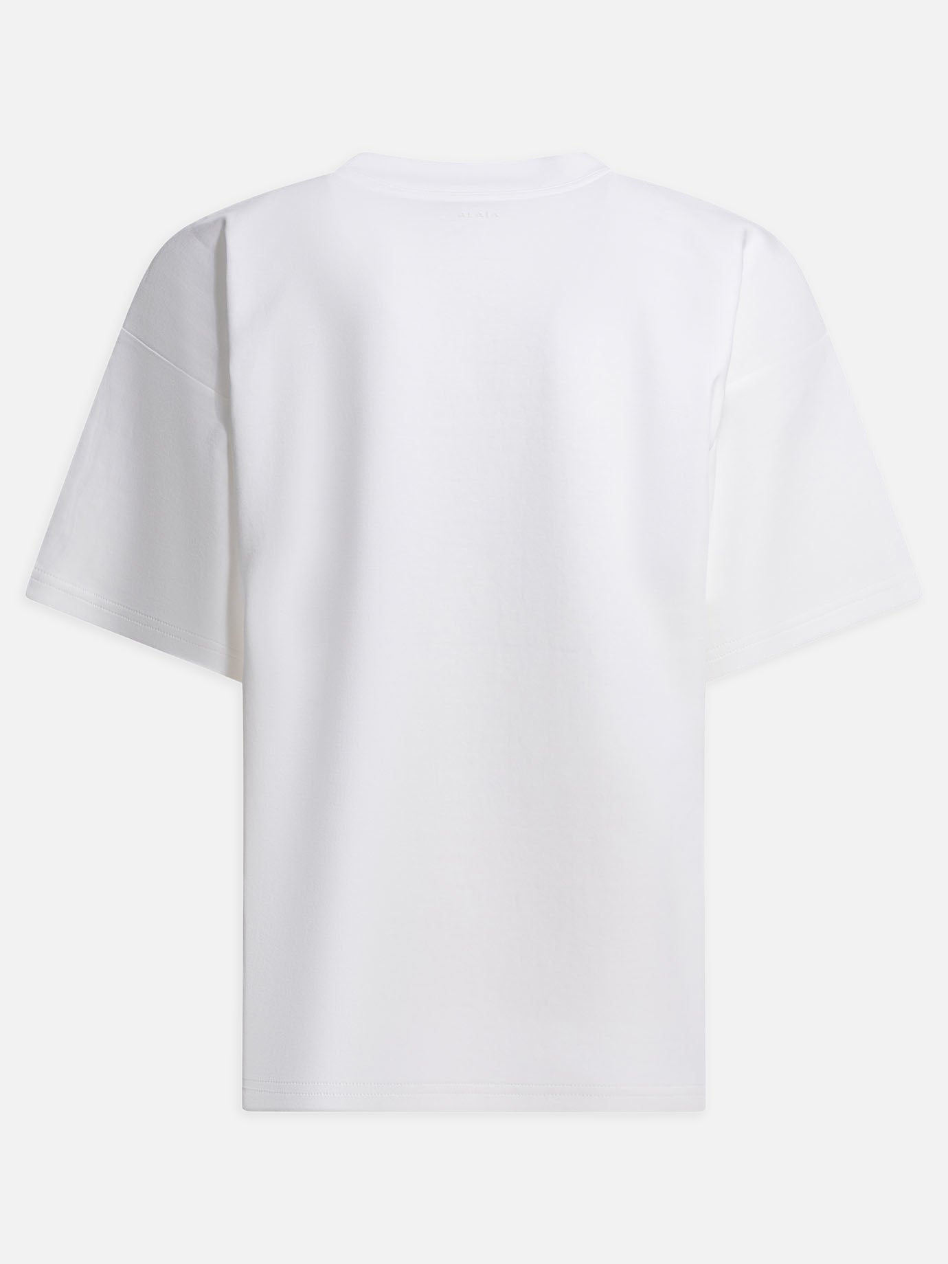 Crewneck t-shirts Solid colour  White - Alaïa Women | PDP | VIETTI Online Store | Zoom-Modal_2
