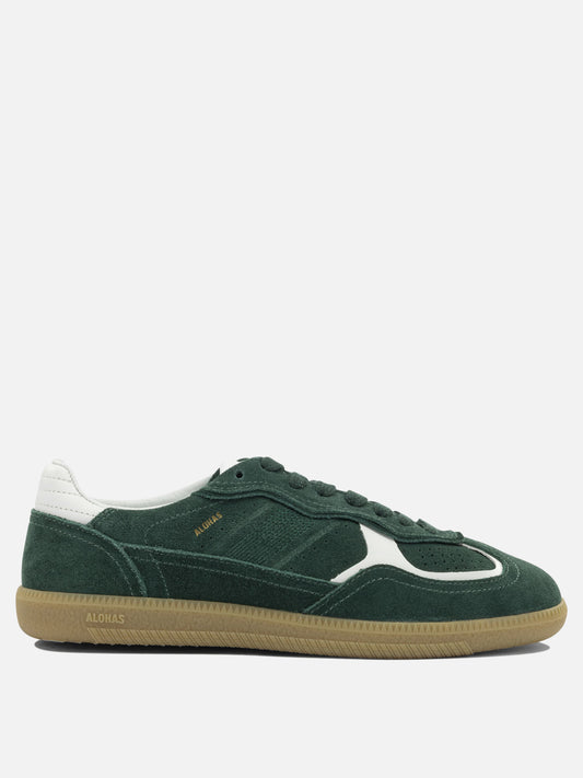 Low top sneakers 100% cow suede - 100% rubber  Green - Alohas Women | PLP | VIETTI Online Store 
