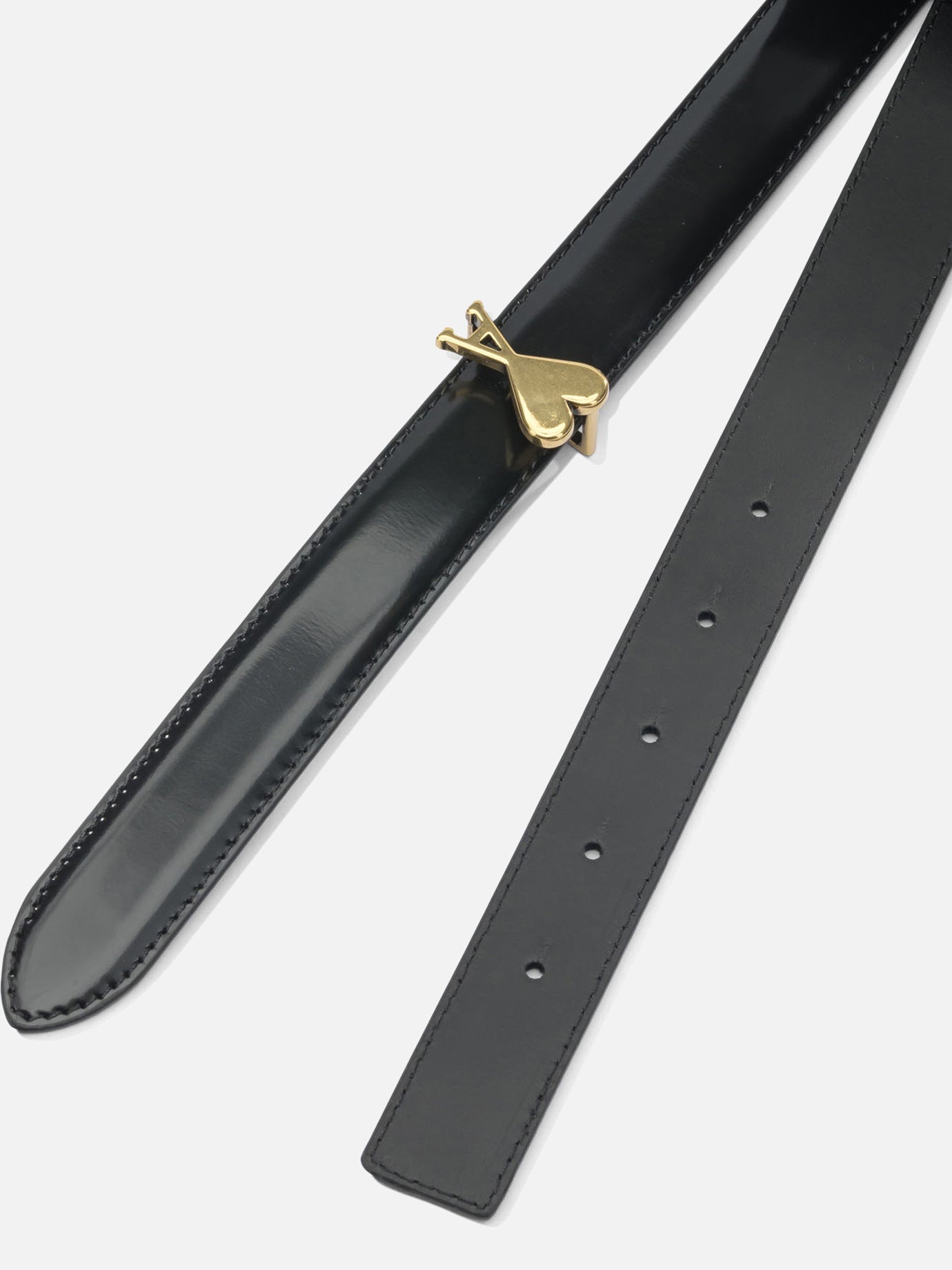Leather belts 100% calf leather  Black - Ami Paris Women | PDP | VIETTI Online Store | thumbnail_2