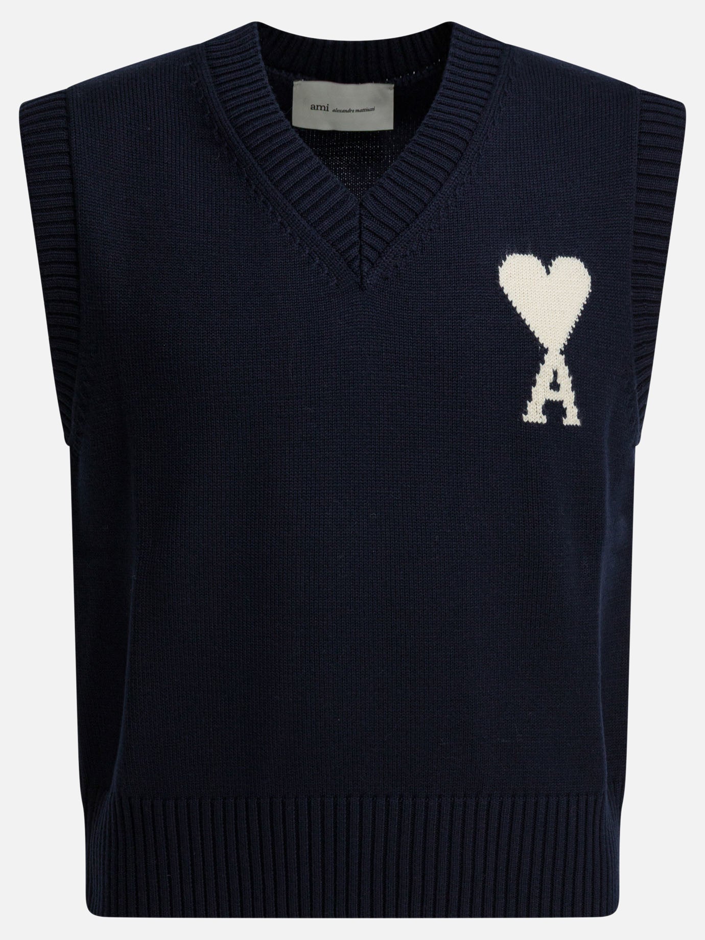 Vests Logo  Blue - Ami Paris Men | PDP | VIETTI Online Store | Zoom-Modal
