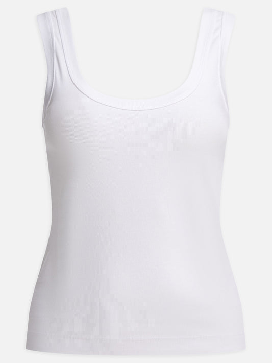 Tank tops Solid colour  White - Brunello Cucinelli Women | PDP | VIETTI Online Store 
