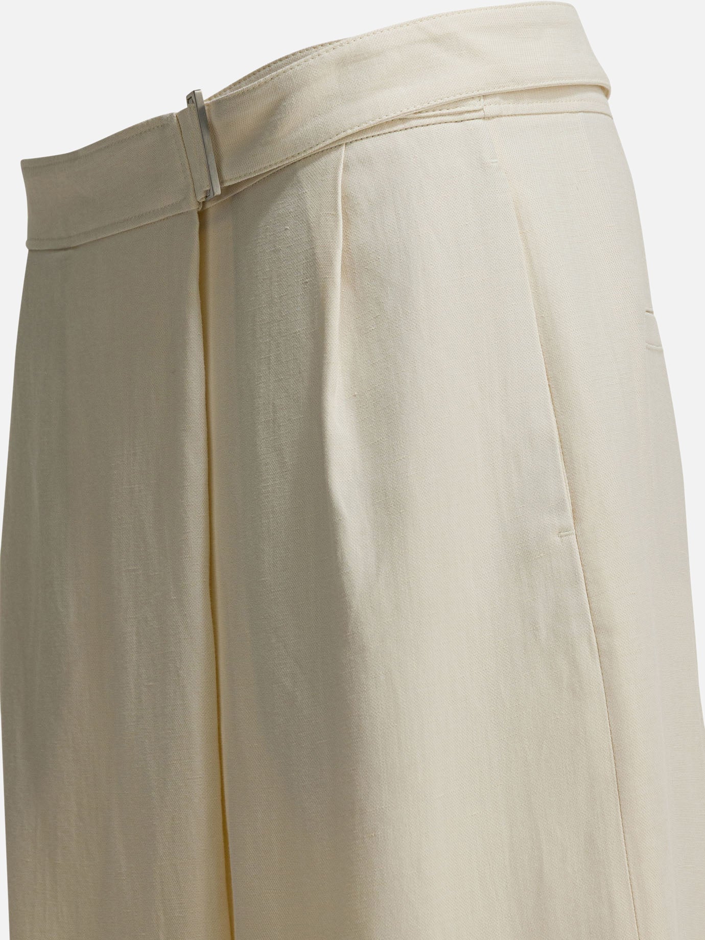Tailored trousers Solid colour  White - Brunello Cucinelli Women | PDP | VIETTI Online Store | Zoom-Modal_4
