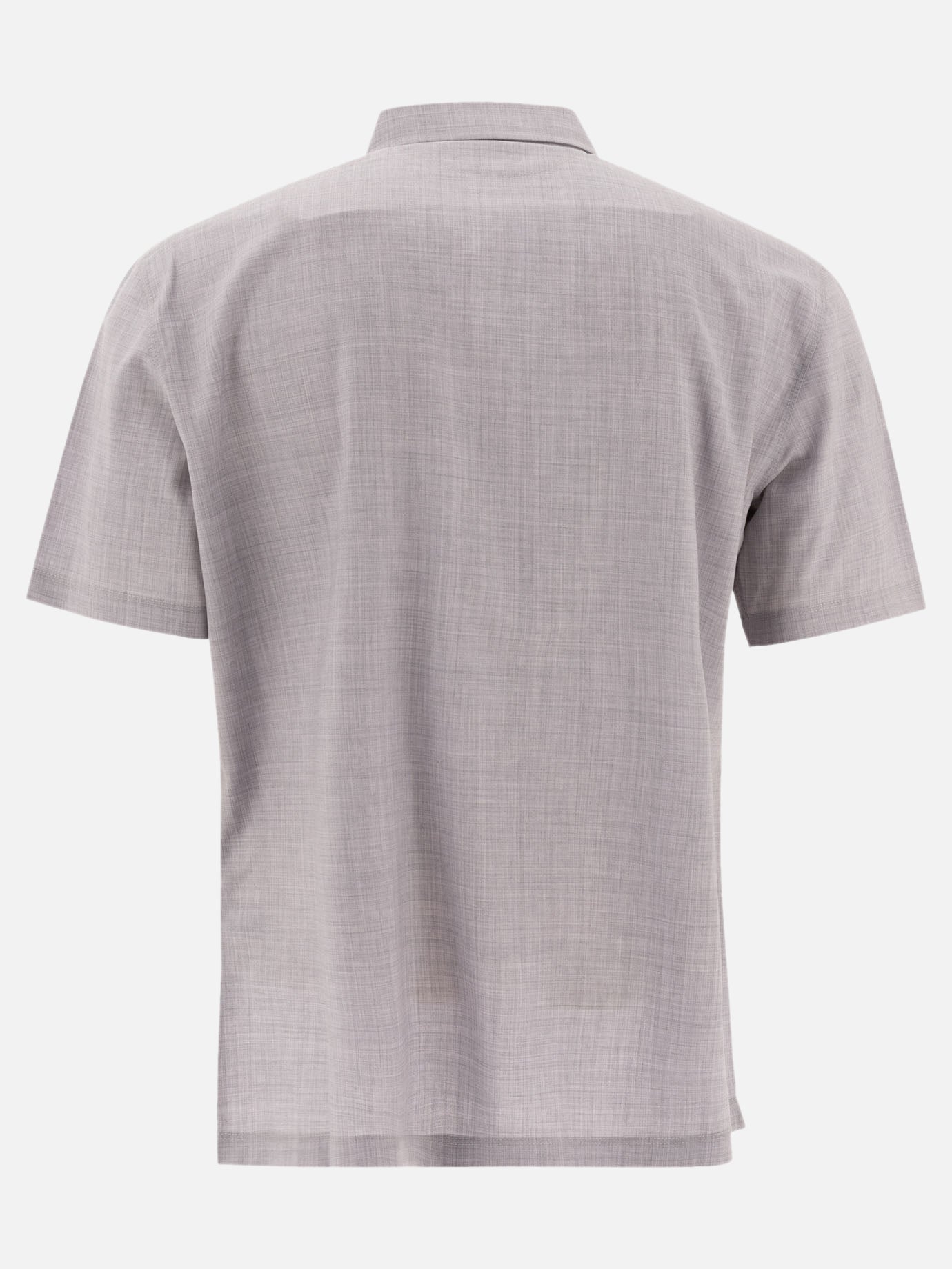 Polo con bottoni Solid colour  Grigio - Brunello Cucinelli Uomo | PDP | VIETTI Online Store | Zoom-Modal_2
