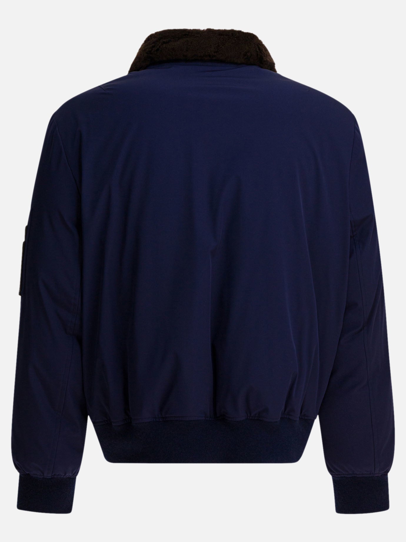 Piumini corti Solid colour  Blu - Brunello Cucinelli Uomo | PDP | VIETTI Online Store | Zoom-Modal_2
