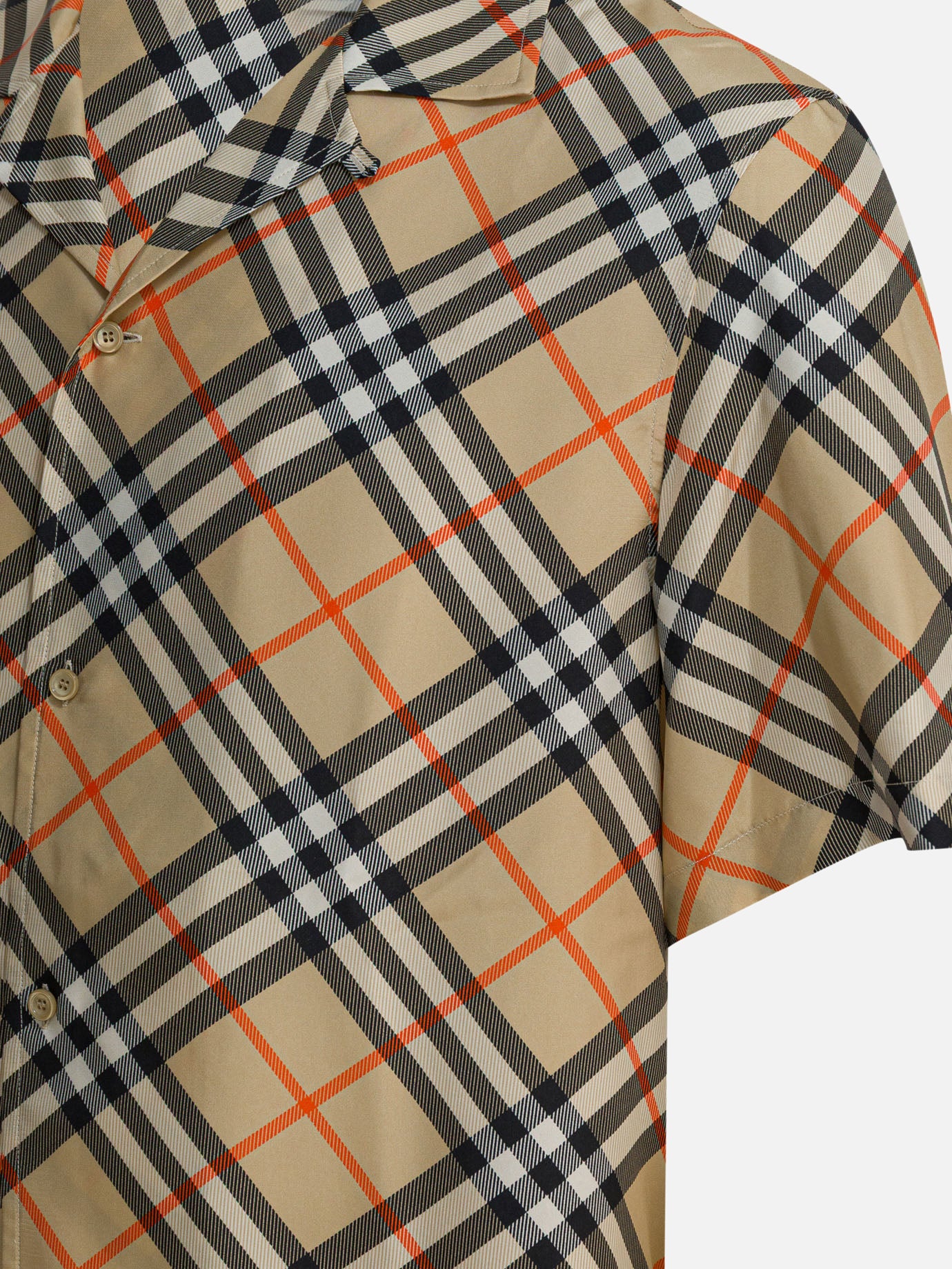 Casual shirts Check  Beige - Burberry Men | PDP | VIETTI Online Store | thumbnail_4
