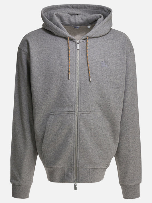 Full zip sweatshirts Solid colour  Grey - Burberry Men | PDP | VIETTI Online Store 
