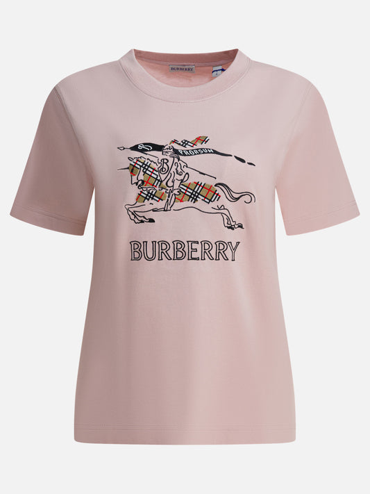 Crewneck t-shirts Logo  Pink - Burberry Women | PLP | VIETTI Online Store 

