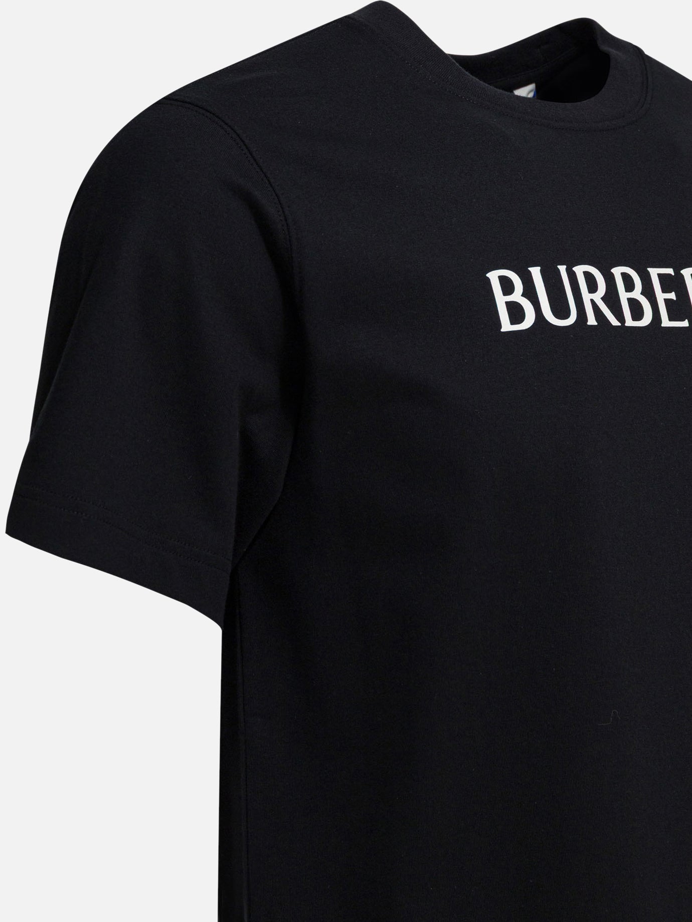 T-shirt girocollo Logo  Nero - Burberry Uomo | PDP | VIETTI Online Store | Zoom-Modal_4
