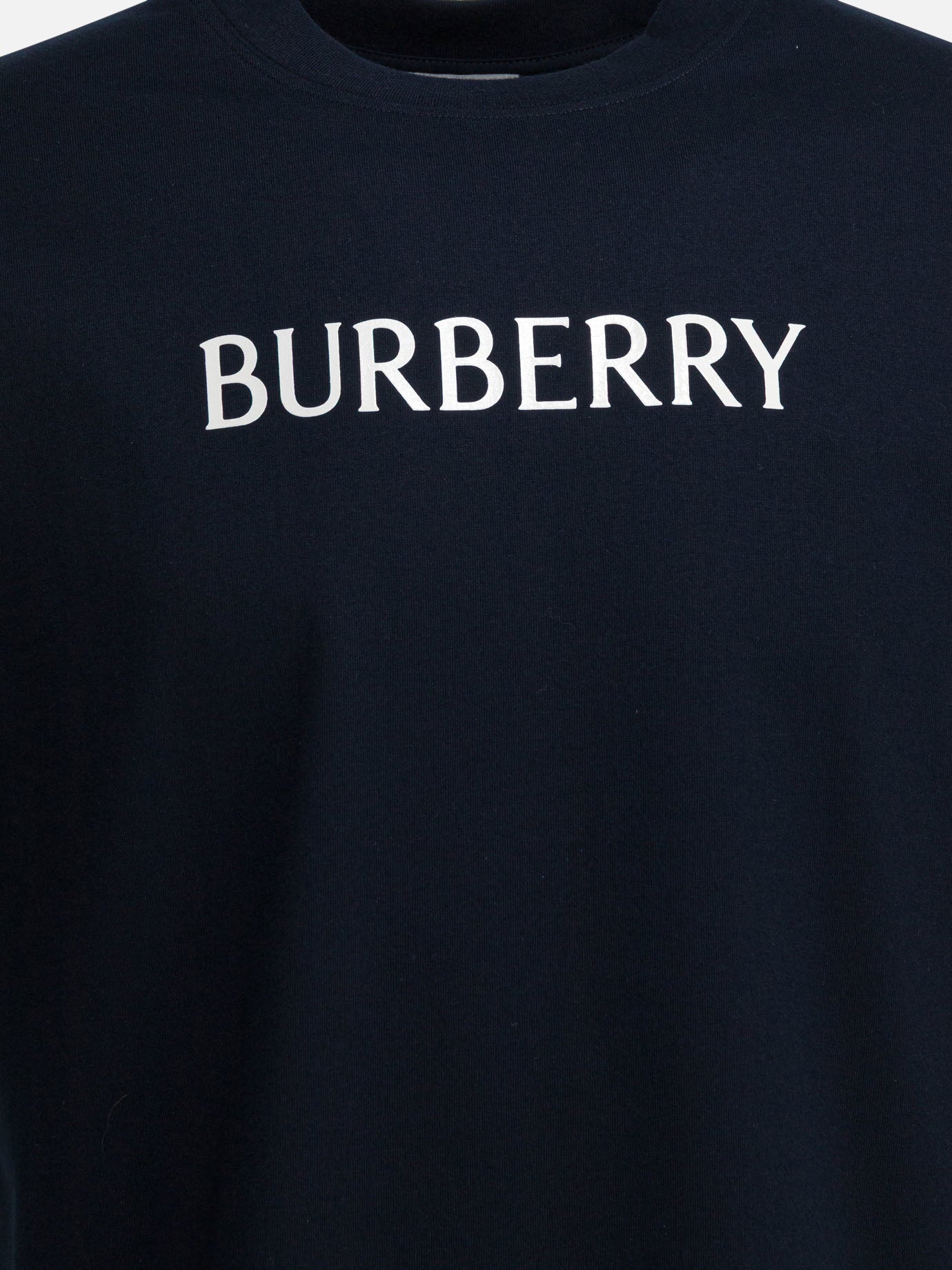 T-shirt girocollo Logo  Blu - Burberry Uomo | PDP | VIETTI Online Store | thumbnail_3
