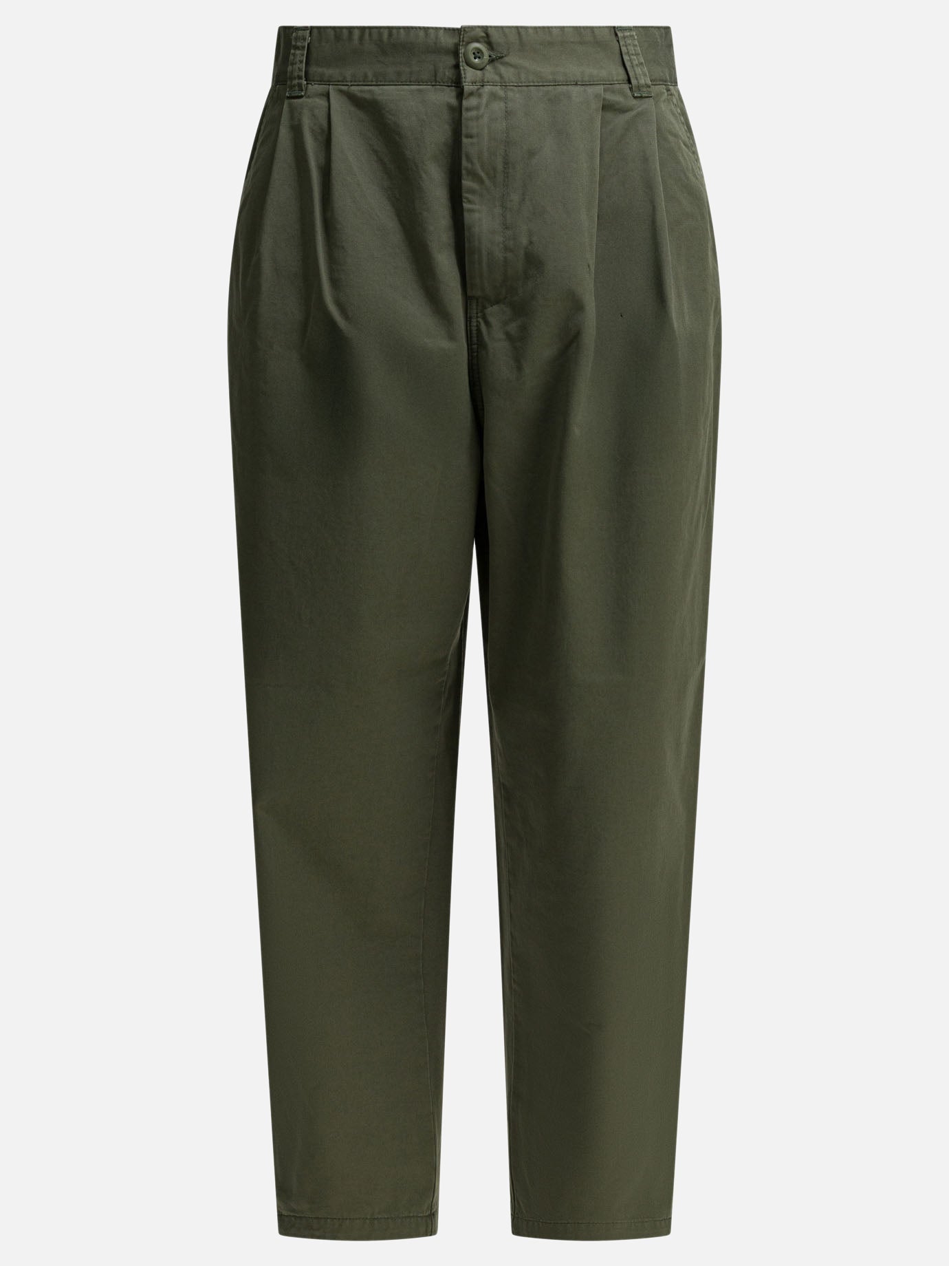 Leisure trousers 100% cotton  Green - Carhartt WIP Men | PDP | VIETTI Online Store | thumbnail