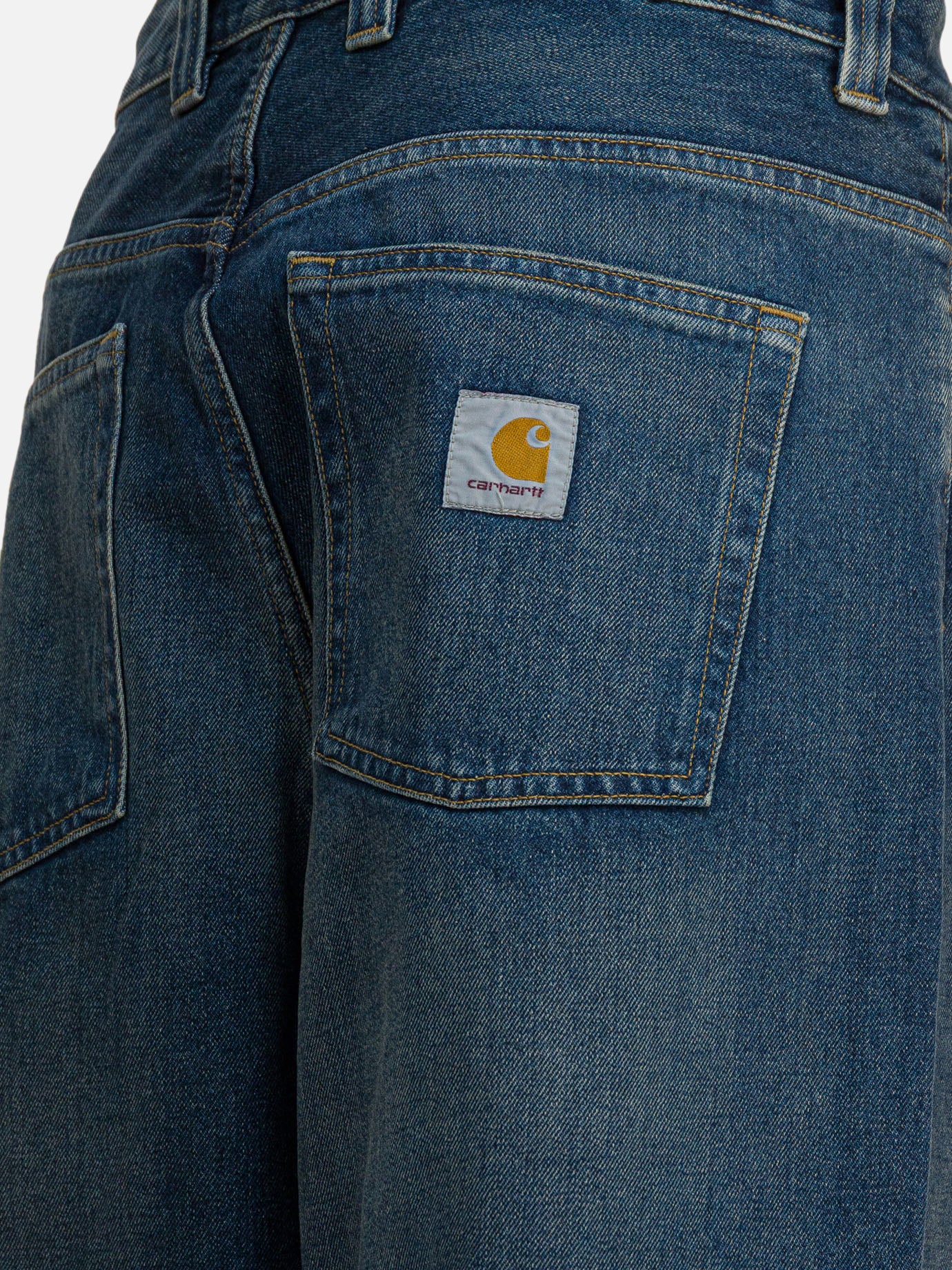 Wide-leg jeans Solid colour  Blue - Carhartt WIP Men | PDP | VIETTI Online Store | thumbnail_4