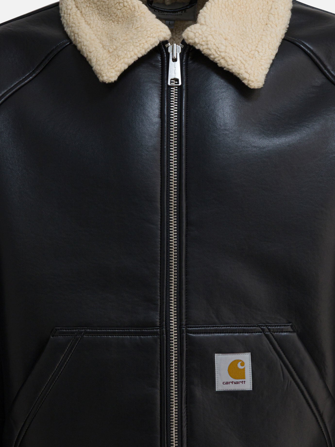 Leather jackets Solid colour  Black - Carhartt WIP Men | PDP | VIETTI Online Store | Zoom-Modal_3
