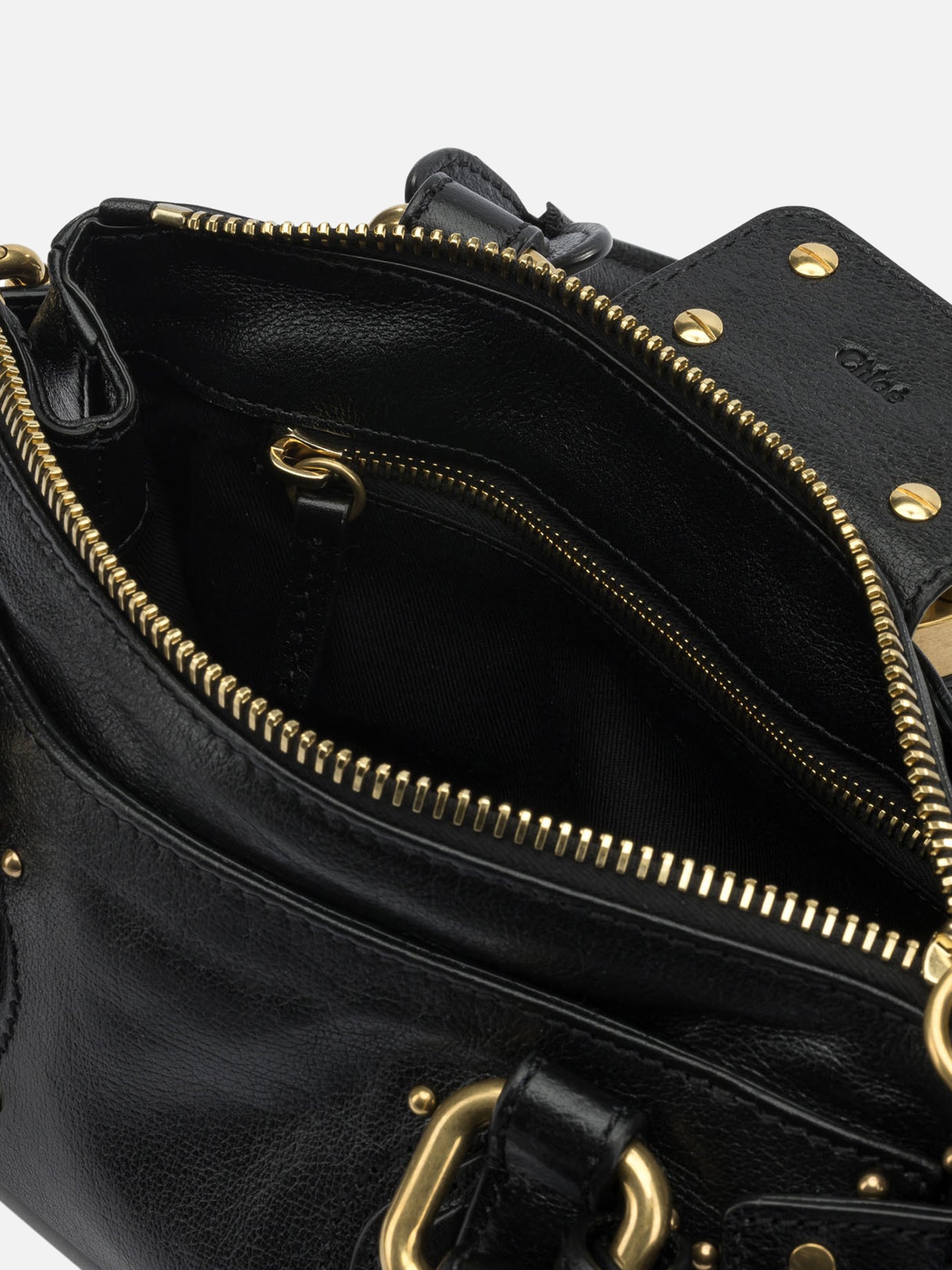 Small bags 100% buffalo leather - Other fabric: 100% cotton  Black - Chloé Women | PDP | VIETTI Online Store | Zoom-Modal_5
