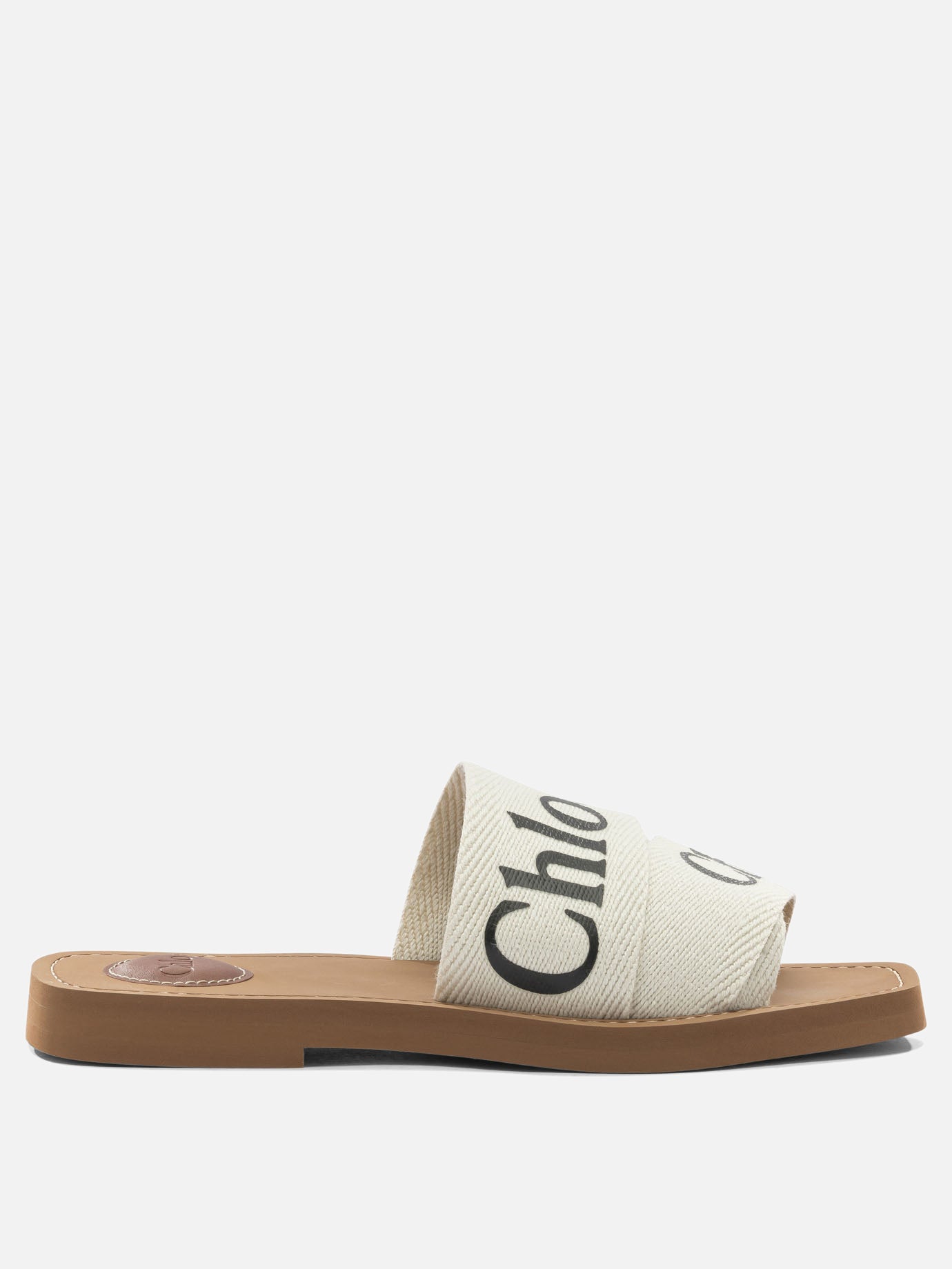 Flat sandals 100%ethylene vinyl acetate - 95% ethylene vinyl acetate 5% cow leather  White - Chloé Women | PDP | VIETTI Online Store | thumbnail