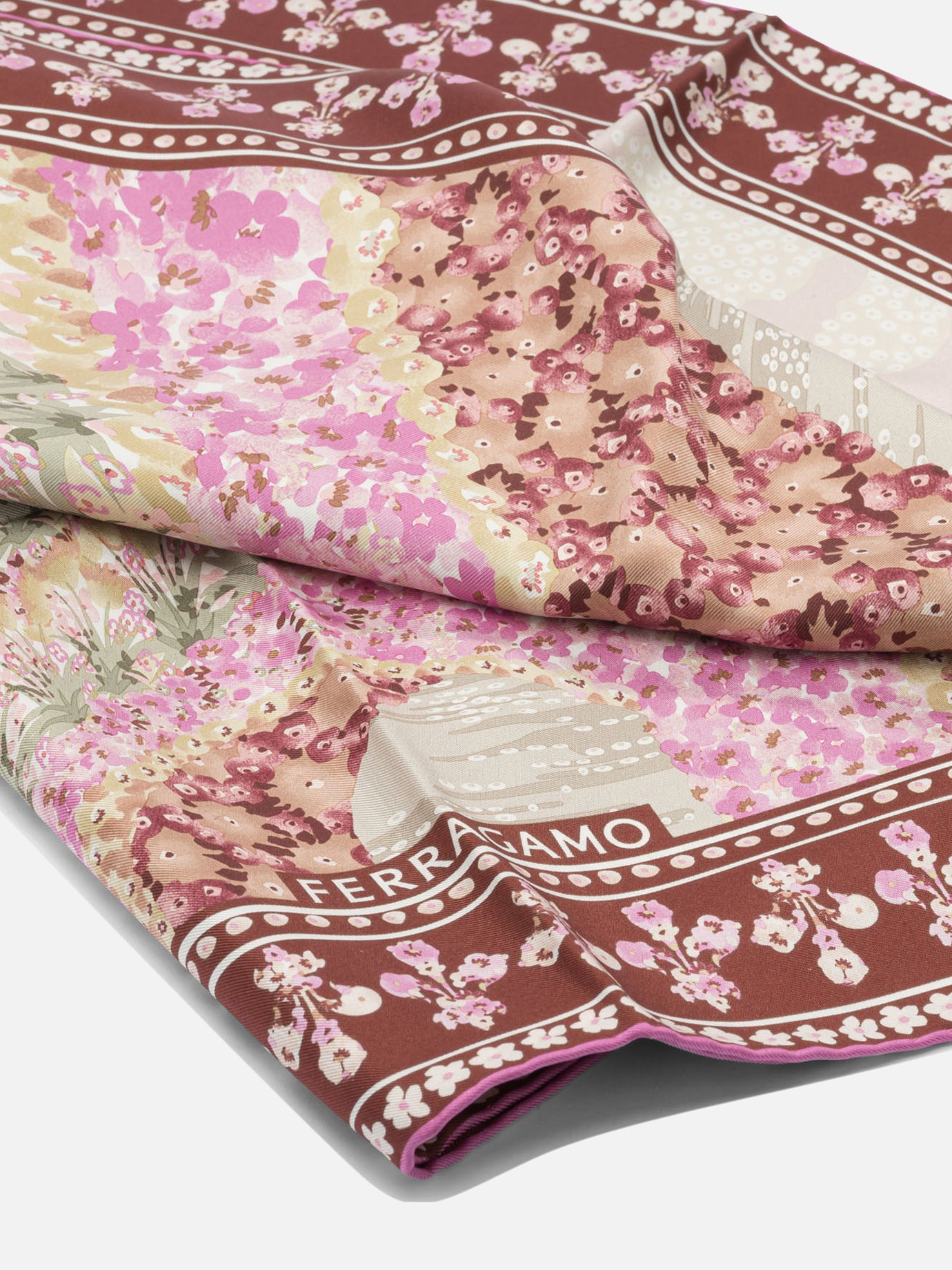 Foulard 0789938  Bordeaux - Ferragamo Donna | PDP | VIETTI Online Store | thumbnail_2