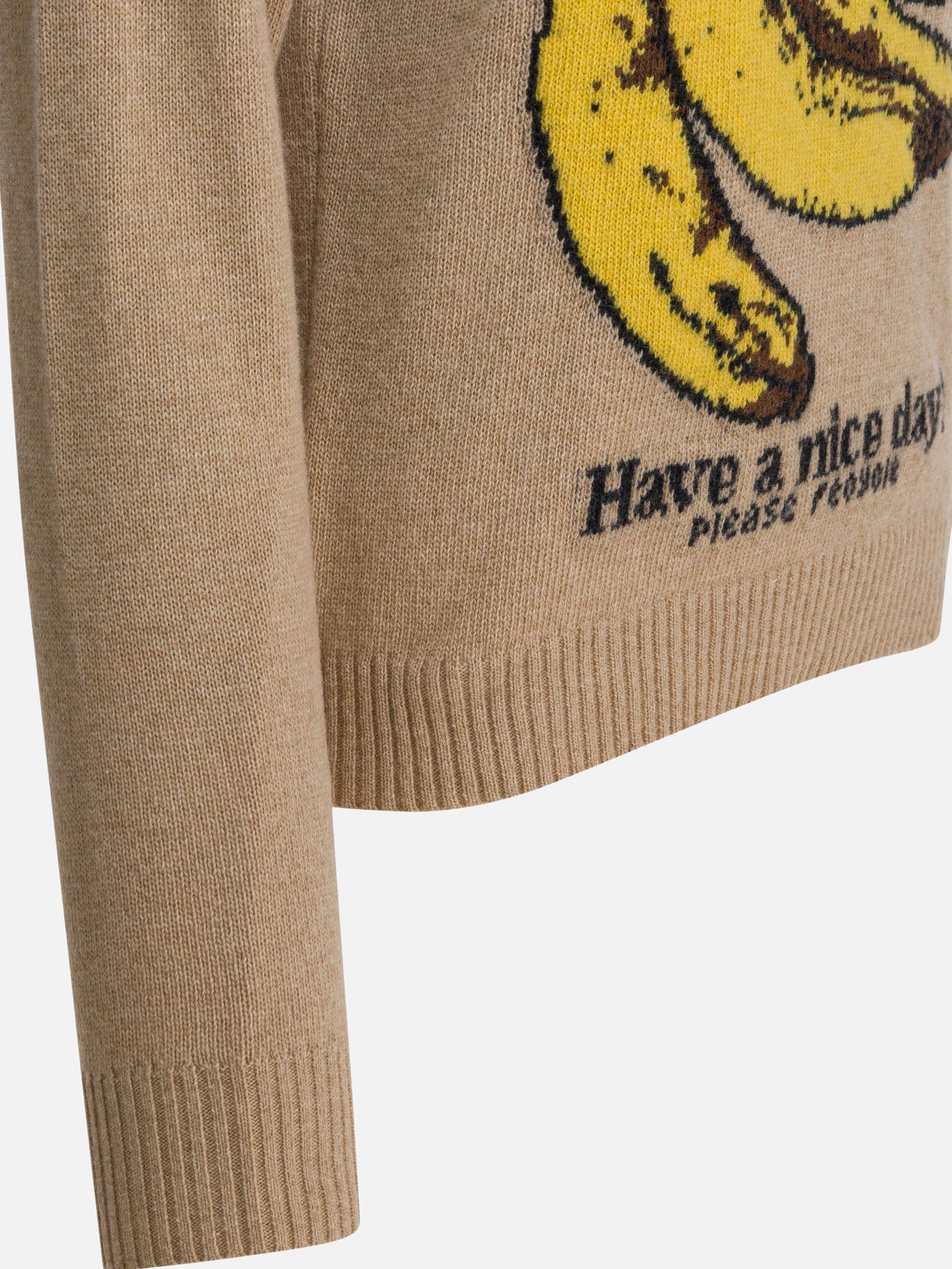 Crewneck sweaters Logo  Beige - Ganni Women | PDP | VIETTI Online Store | thumbnail_4