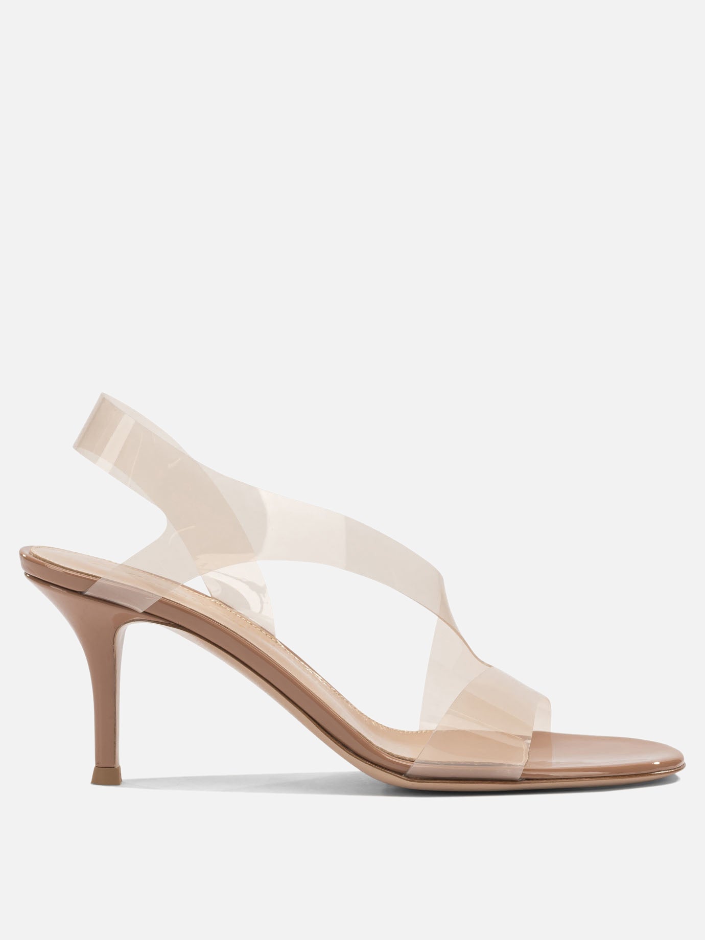 Heeled sandals 100% polyvinyl chloride - 100% leather  Beige - Gianvito Rossi Women | PDP | VIETTI Online Store | thumbnail