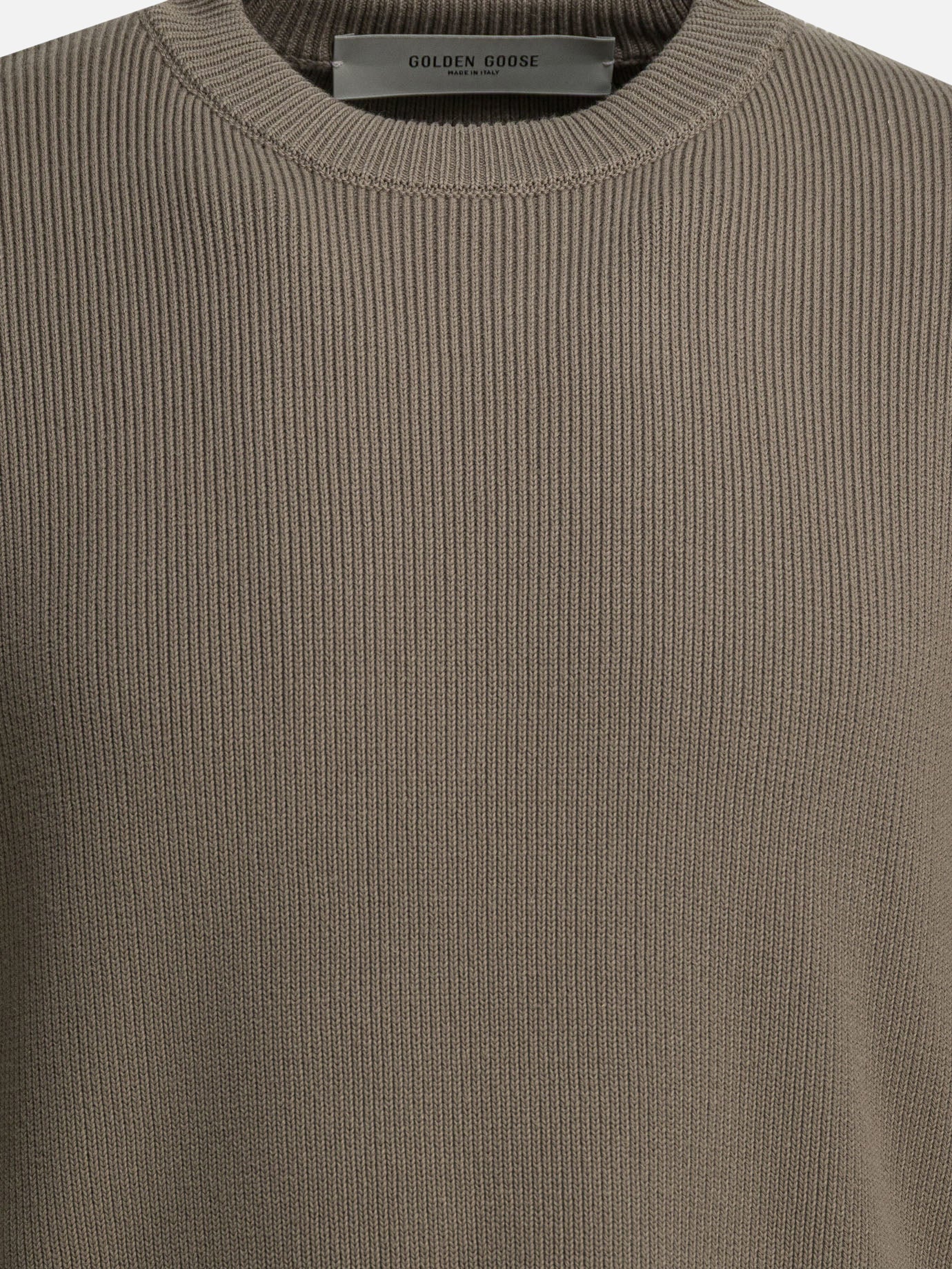 Crewneck sweaters Logo  Beige - Golden Goose Men | PDP | VIETTI Online Store | thumbnail_3