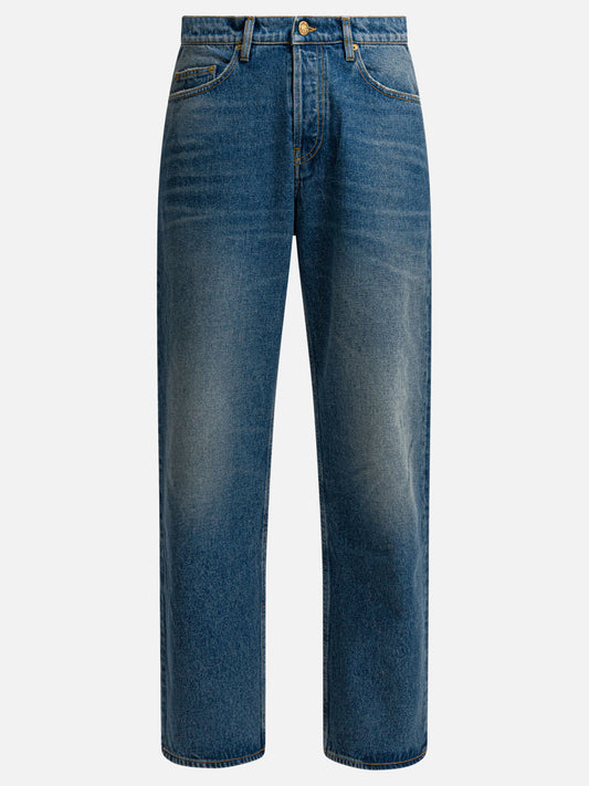 Wide-leg jeans Solid colour  Blue - Golden Goose Men | PLP | VIETTI Online Store 
