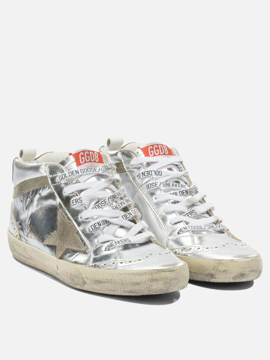 High top sneakers 100% leather - 100% rubber  Silver - Golden Goose Women | PDP | VIETTI Online Store | 2
