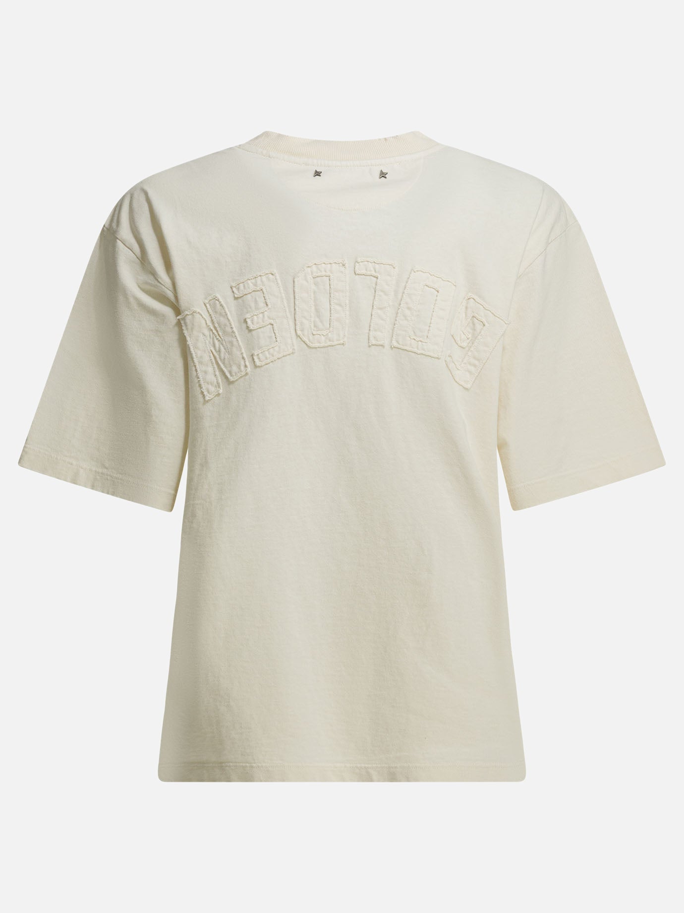 Crewneck t-shirts Logo  White - Golden Goose Women | PDP | VIETTI Online Store | thumbnail_2