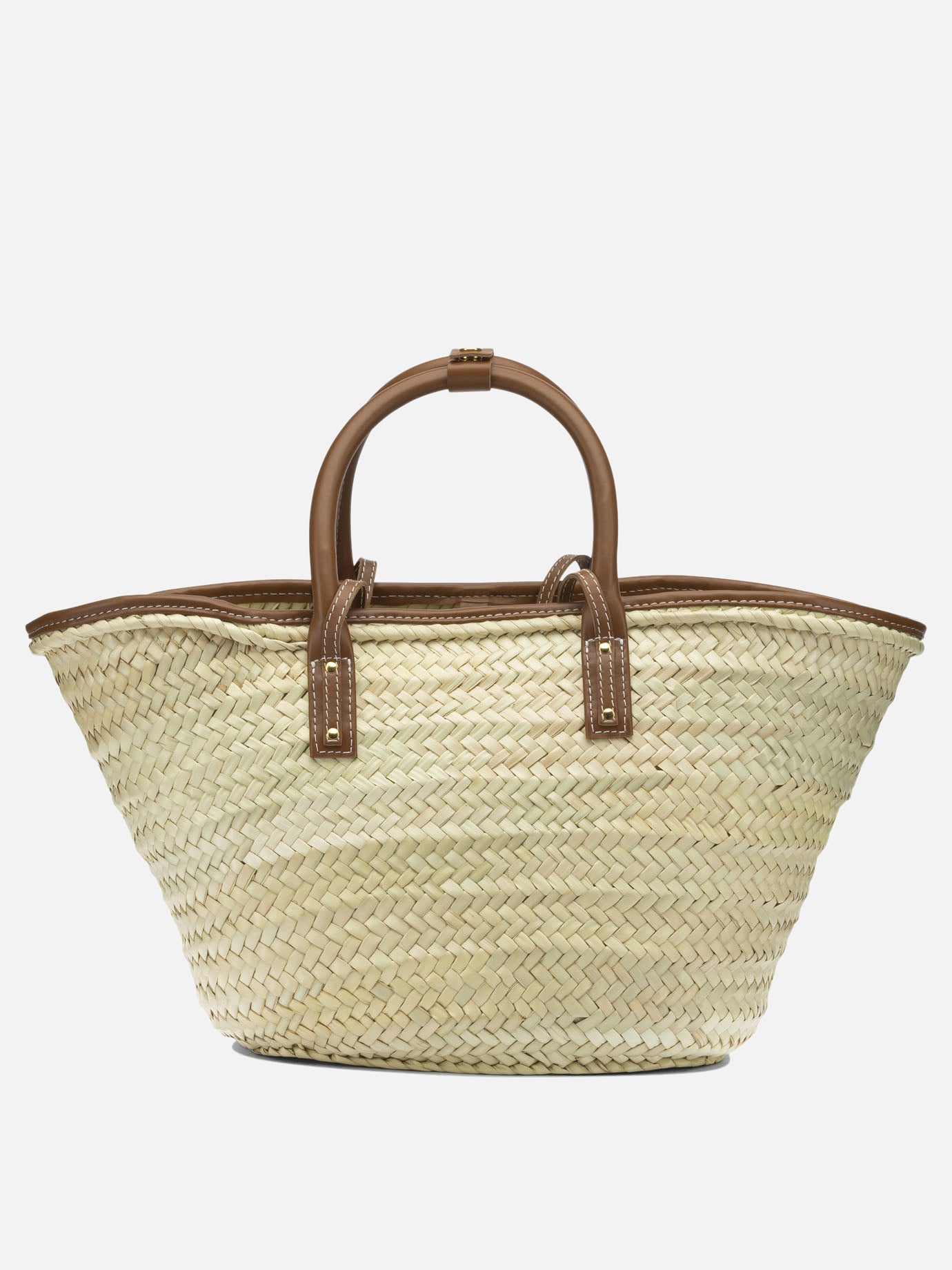Large bags 100% palm leaves - 100% leather  Beige - Jacquemus Women | PDP | VIETTI Online Store | thumbnail_3