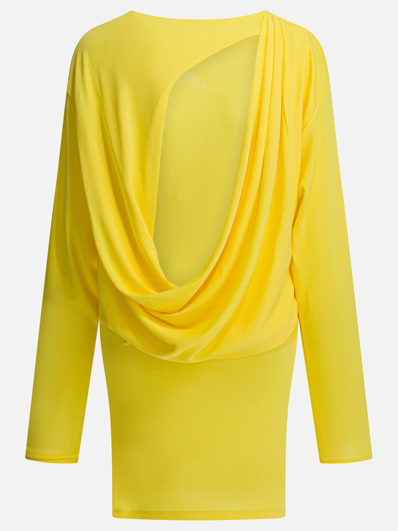 Mini dresses Solid colour  Yellow - Jacquemus Women | PDP | VIETTI Online Store | Zoom-Modal_2
