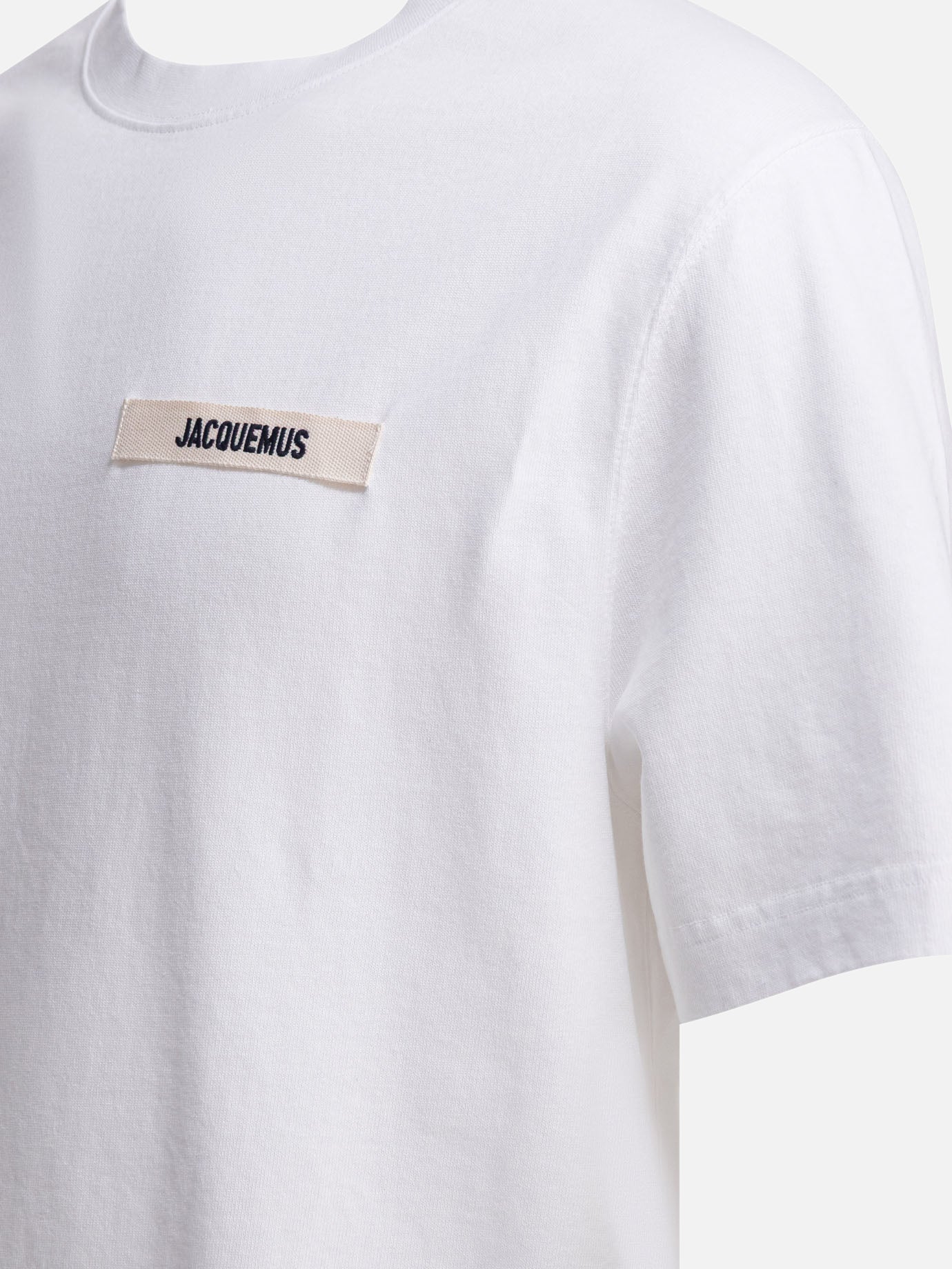 Crewneck t-shirts Logo  White - Jacquemus Men | PDP | VIETTI Online Store | Zoom-Modal_4
