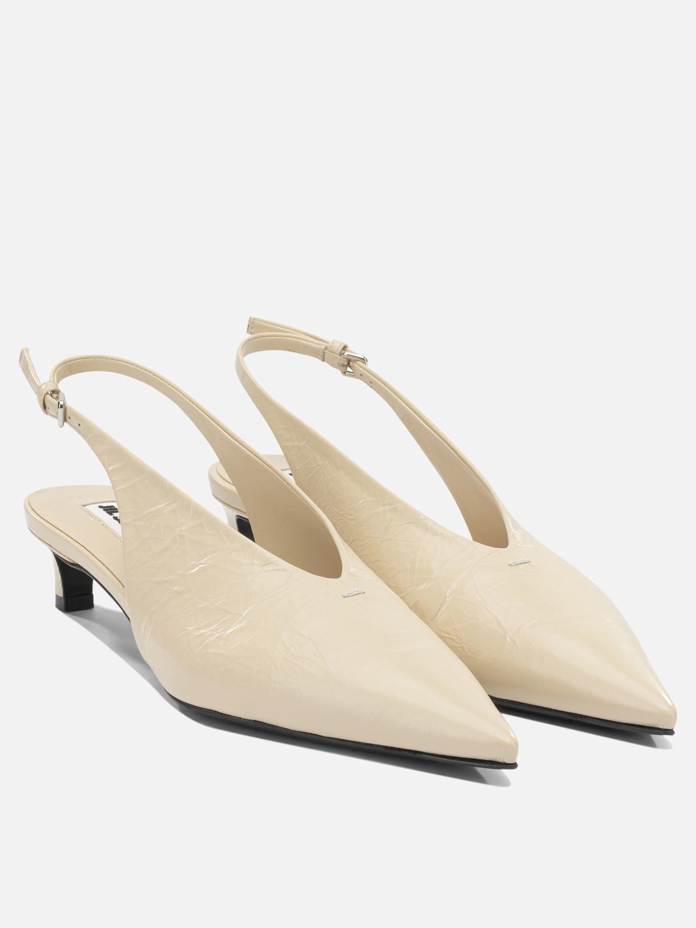 Slingbacks 100% calf leather - 100% calf leather  Beige - Jil Sander Women | PDP | VIETTI Online Store | Zoom-Modal_2
