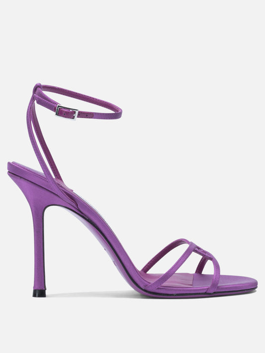 Heeled sandals 1998 LEO 100  Purple - Jimmy Choo Women | PDP | VIETTI Online Store 

