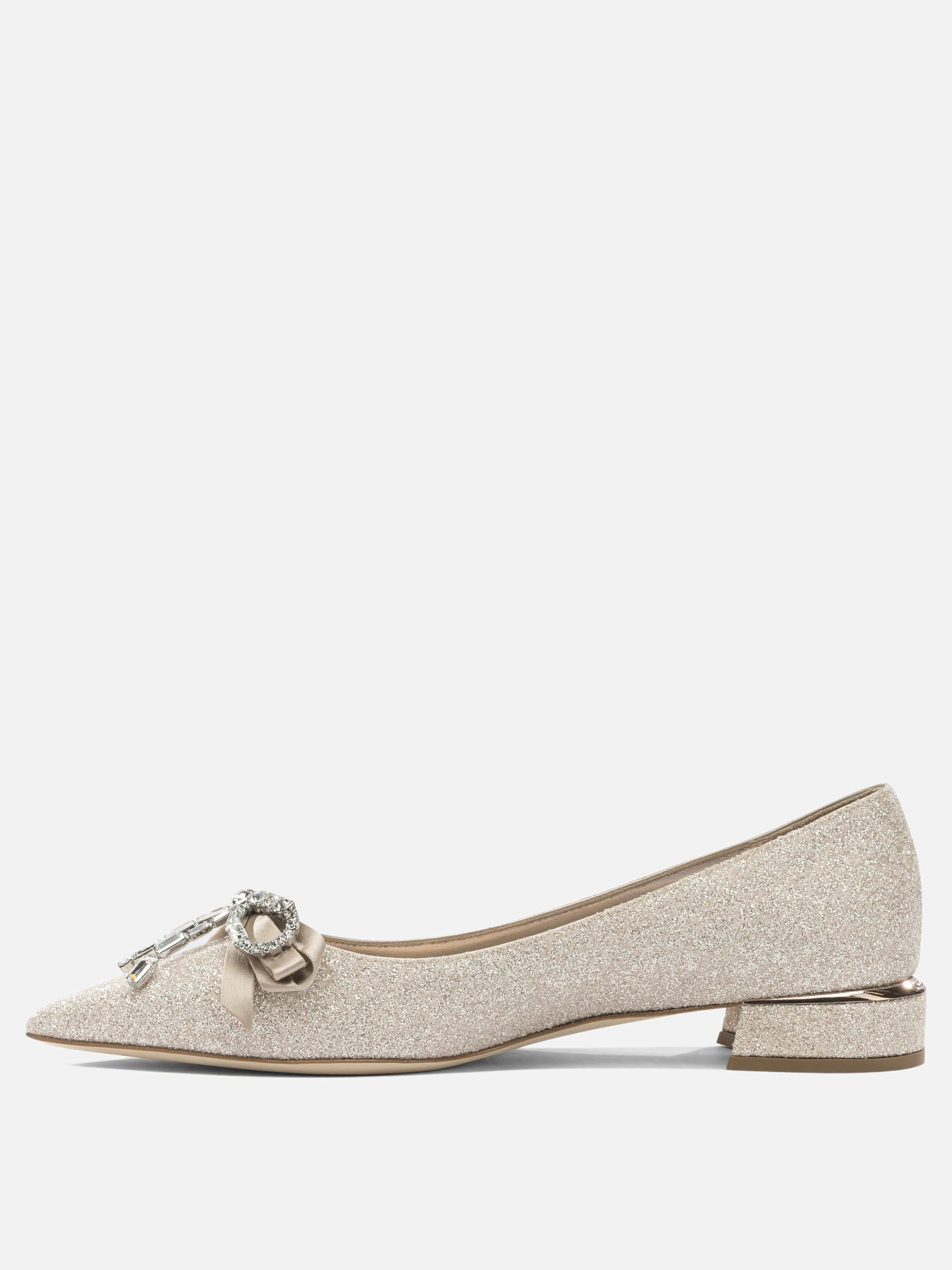 Pumps 75% textile 5% leather 5% crystal 5% salpa 5% plastic 5% metal - 80% calf 20% rubber  Gold - Jimmy Choo Women | PDP | VIETTI Online Store | Zoom-Modal_3
