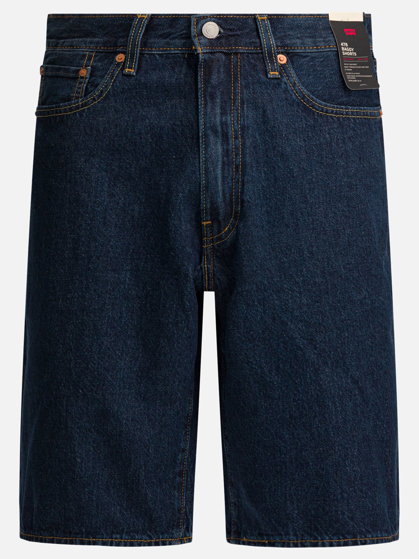 Five pockets shorts Solid colour  Blue - Levi's Men | PDP | VIETTI Online Store | Zoom-Modal
