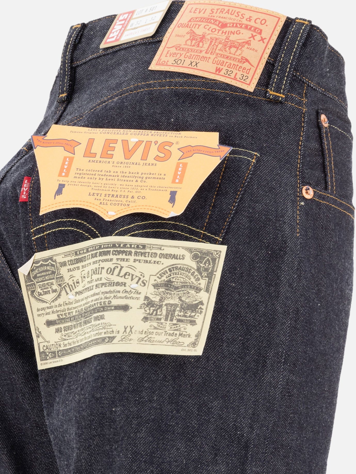 Jeans a gamba dritta Solid colour  Blu - Levi&#39;s Uomo | PDP | VIETTI Online Store | thumbnail_4