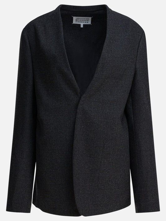 Blazers Pinstriped  Grey - Maison Margiela Women | PLP | VIETTI Online Store 
