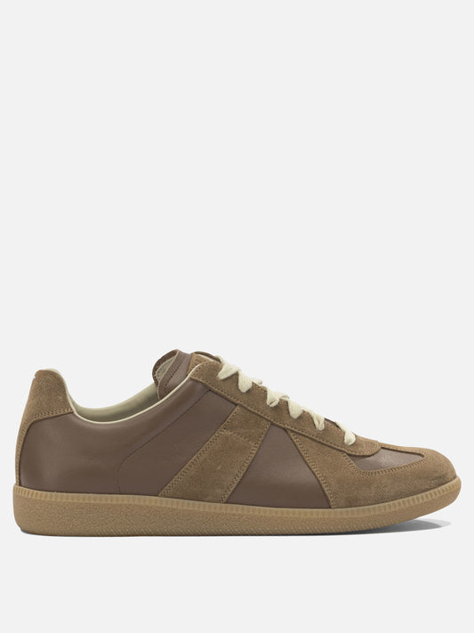 Low top sneakers 100% calf leather - 100% rubber  Brown - Maison Margiela Men | PLP | VIETTI Online Store 
