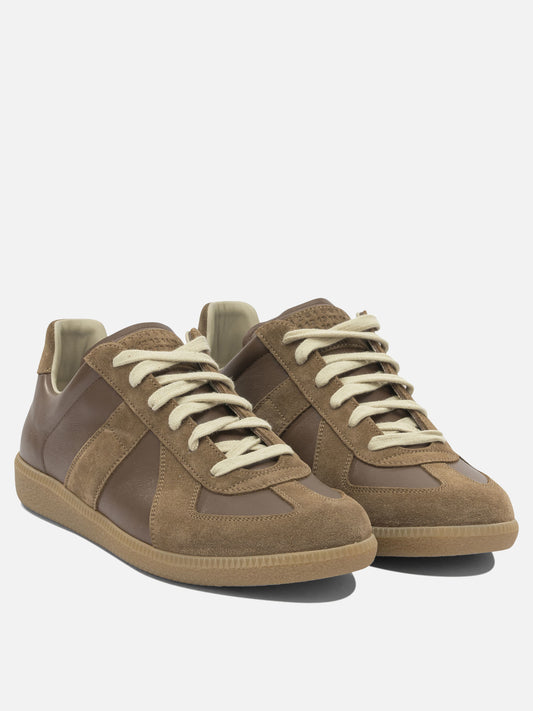 Low top sneakers 100% calf leather - 100% rubber  Brown - Maison Margiela Men | PLP | VIETTI Online Store | 2
