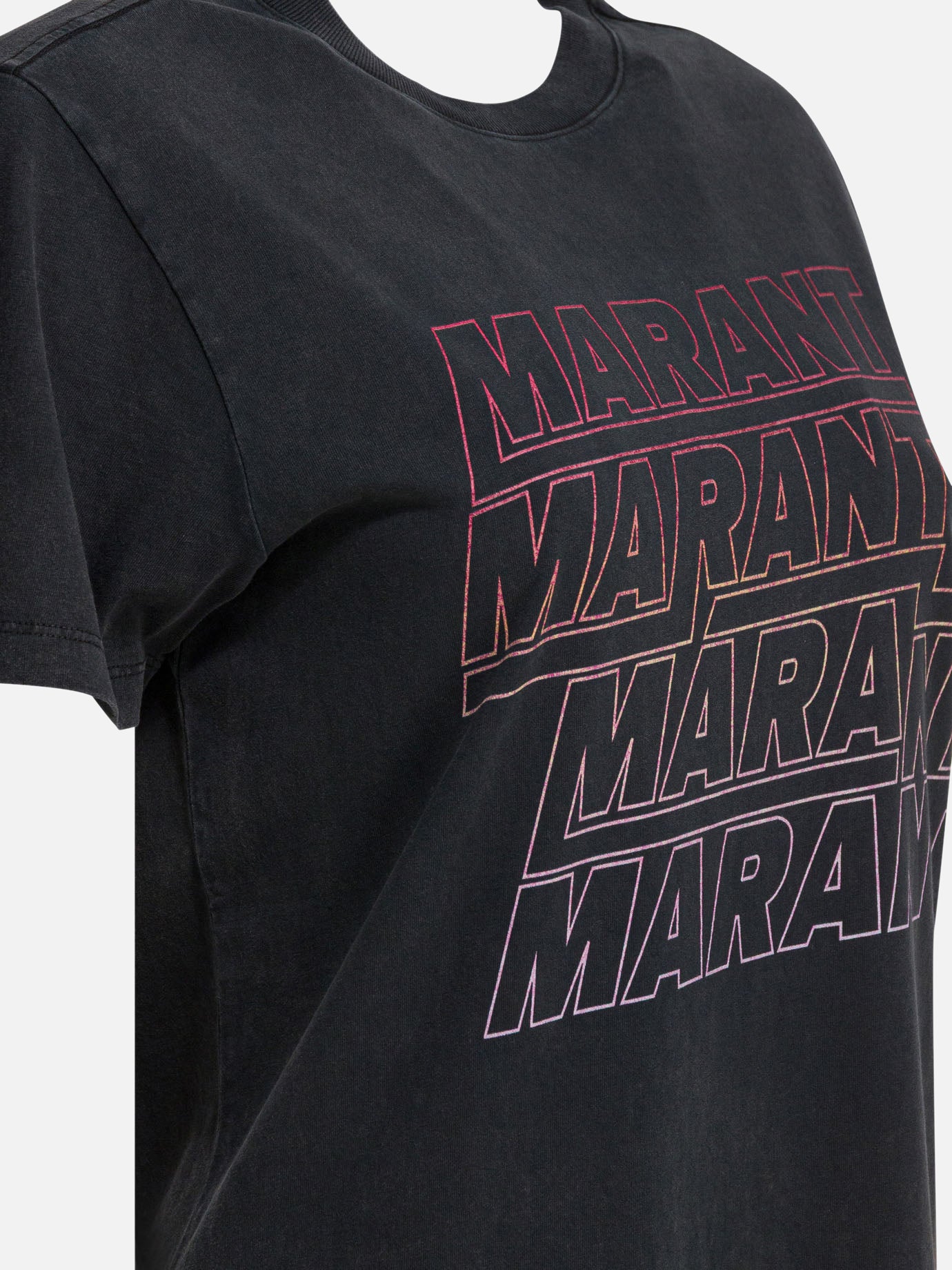 Crewneck t-shirts Graphics  Black - Marant Étoile Women | PDP | VIETTI Online Store | thumbnail_4