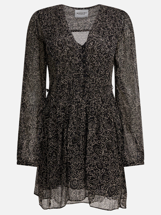 Mini dresses Floral  Black - Marant Étoile Women | PLP | VIETTI Online Store 
