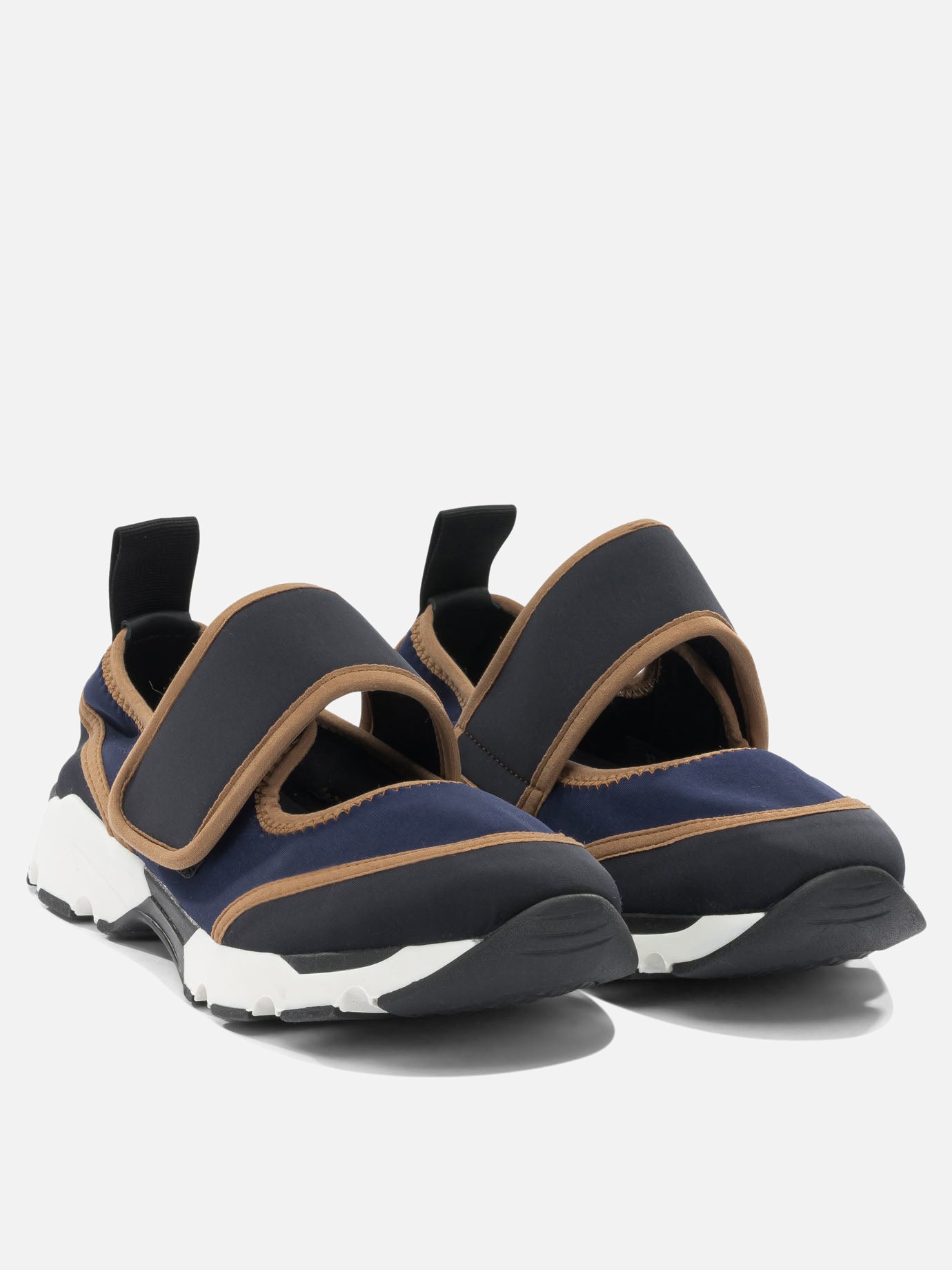 Low top sneakers 80% polyamide 20% elastane - 100% rubber  Blue - Marni Women | PDP | VIETTI Online Store | thumbnail_2