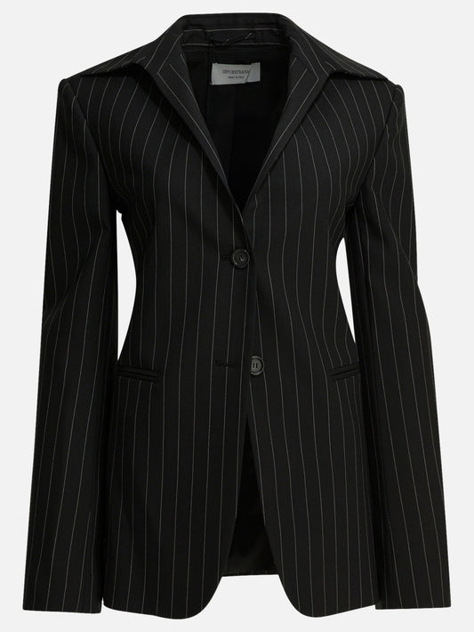Blazers Pinstriped  Black - Max Mara Sportmax Women | PLP | VIETTI Online Store 
